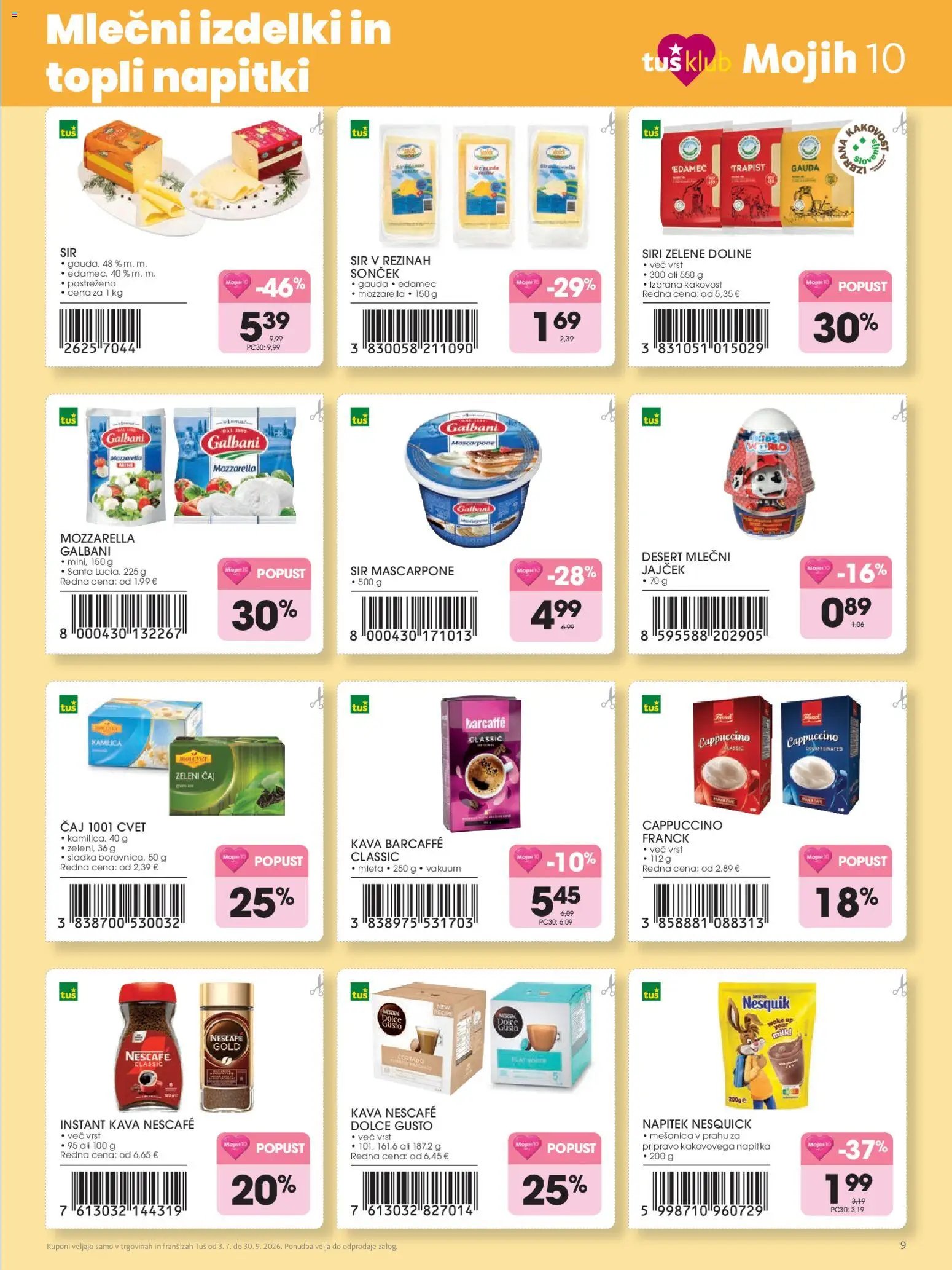 Tuš katalog