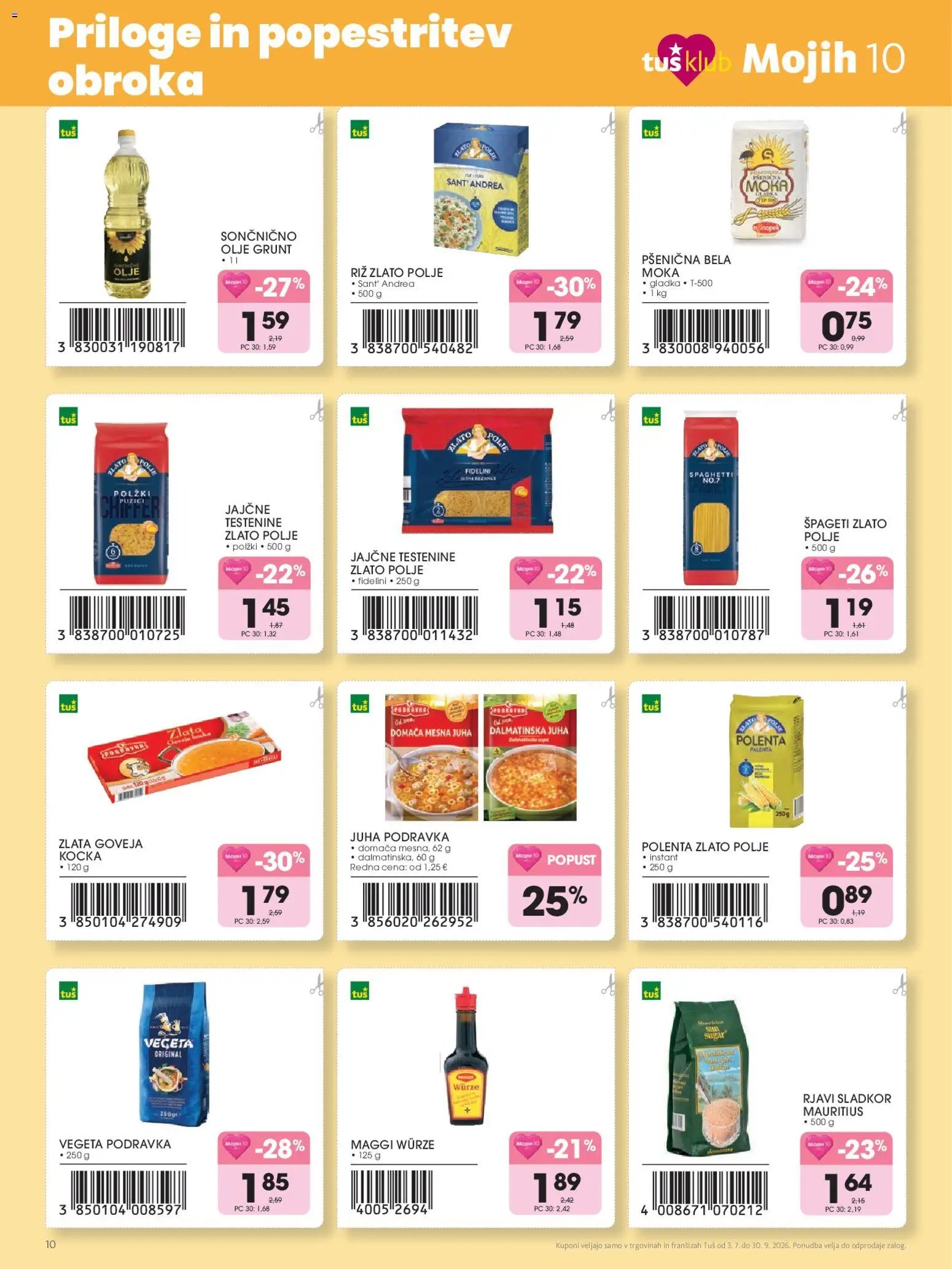 Tuš katalog