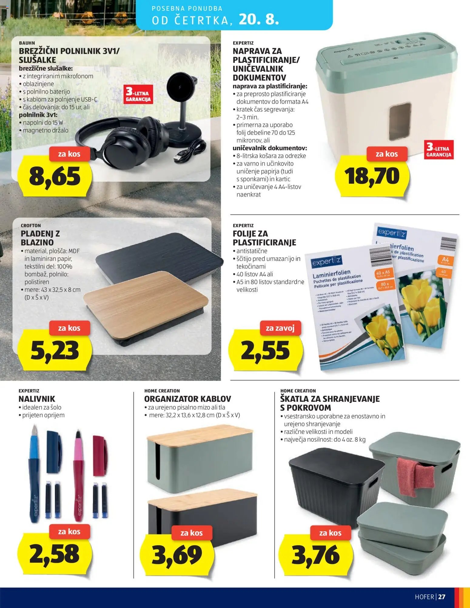 Hofer katalog