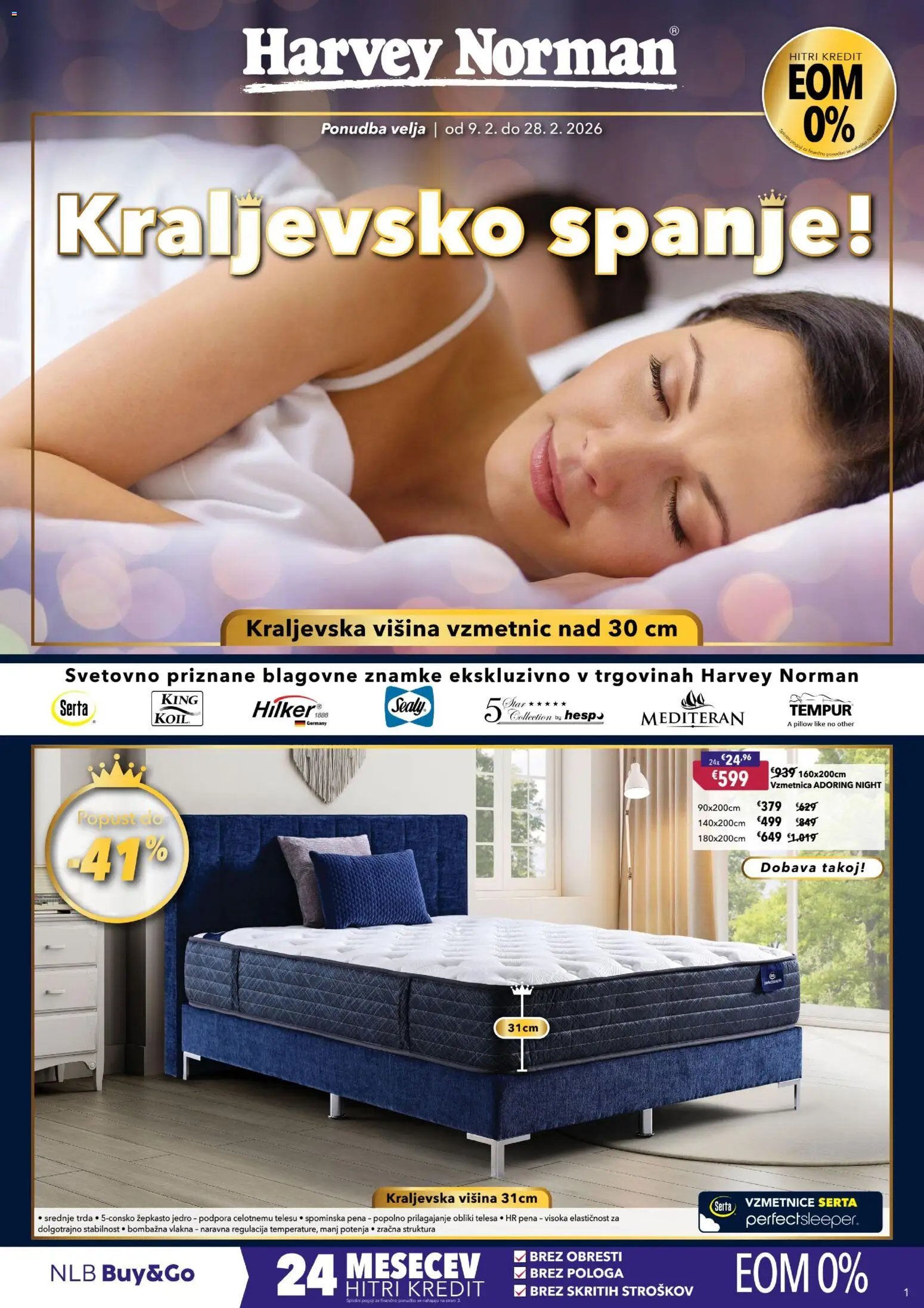 Harvey Norman katalog kraljevsko spanje (2026-02-09 - 2026-02-24)