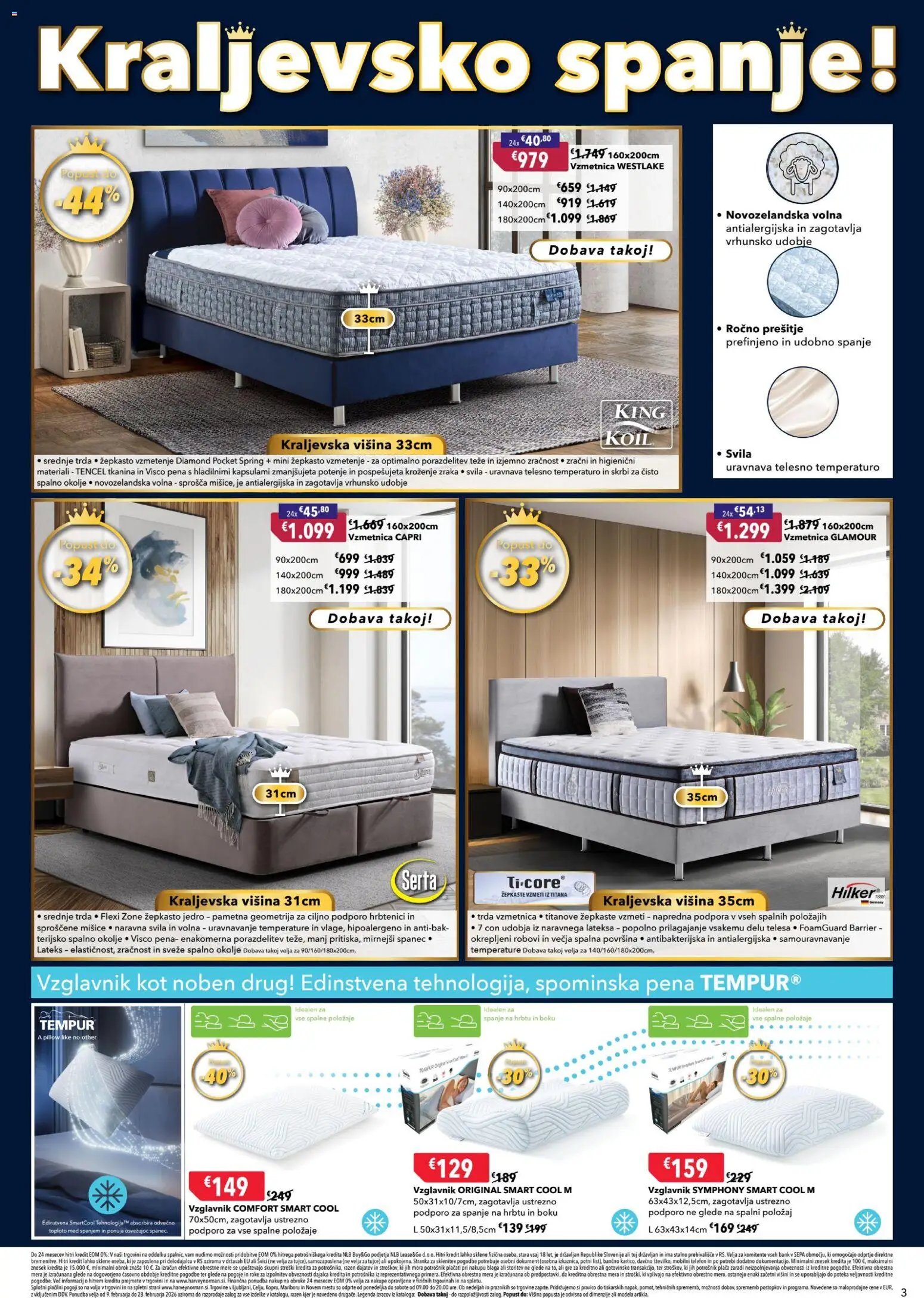 Harvey Norman katalog kraljevsko spanje (2026-02-09 - 2026-02-24)