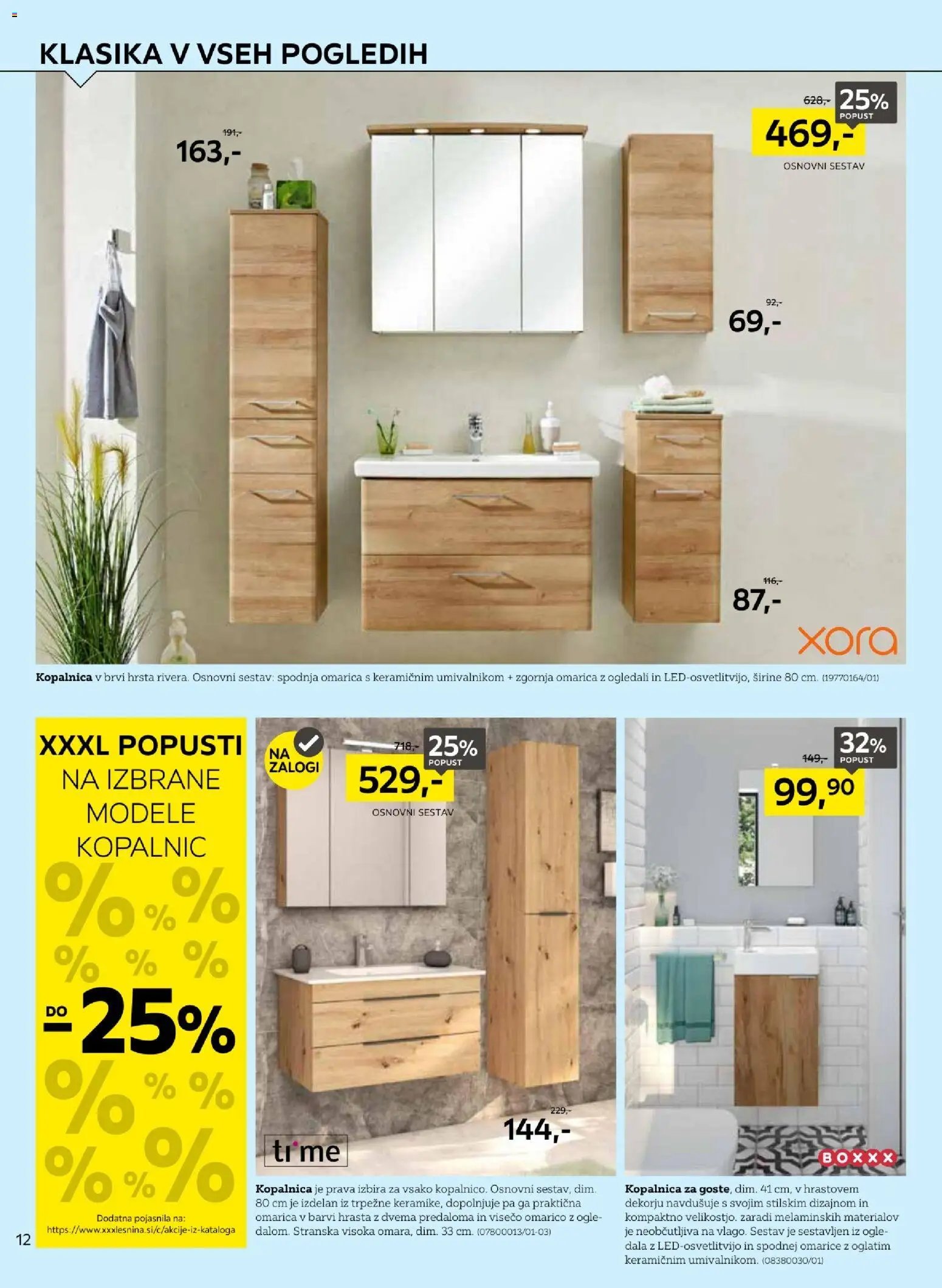 XXXL Lesnina katalog trendi kopalnic (2026-02-02 - 2026-02-14)