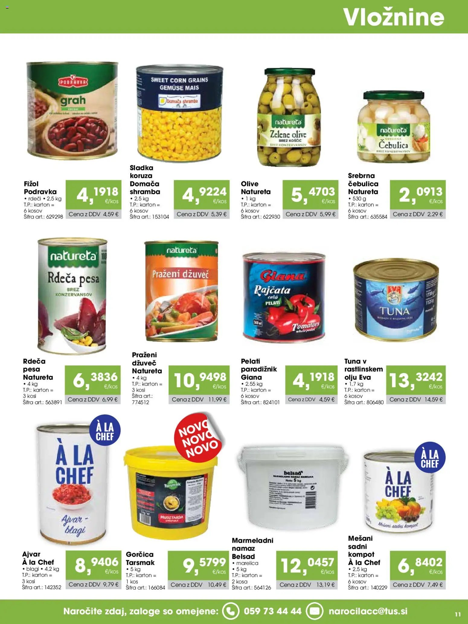Tuš katalog cash&carry gostinec