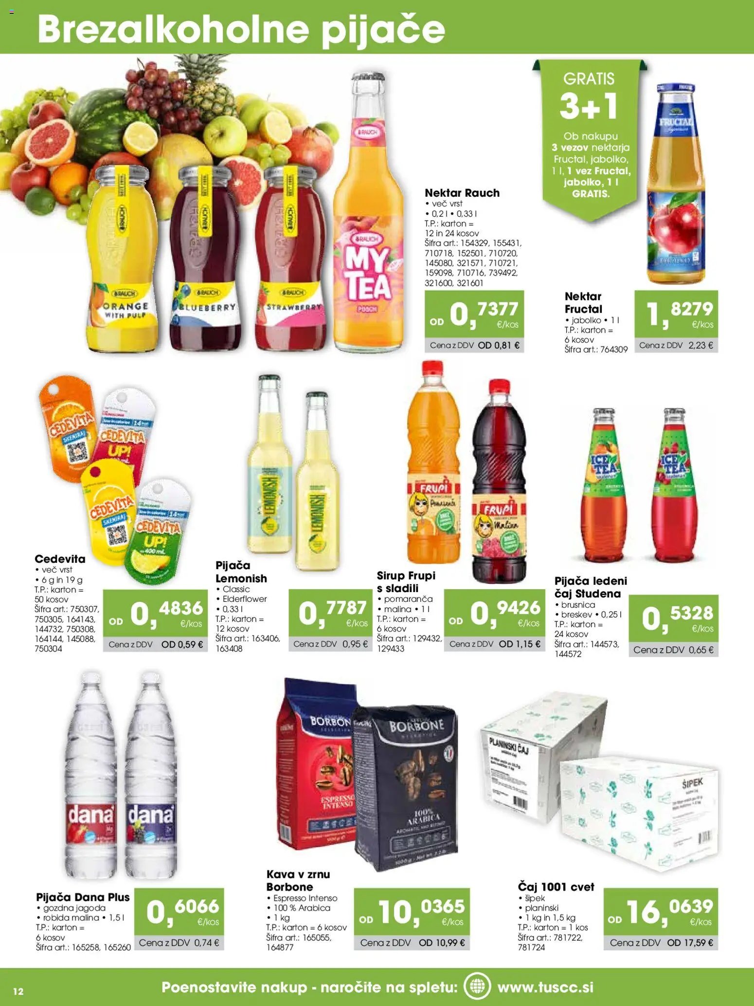 Tuš katalog cash&carry gostinec