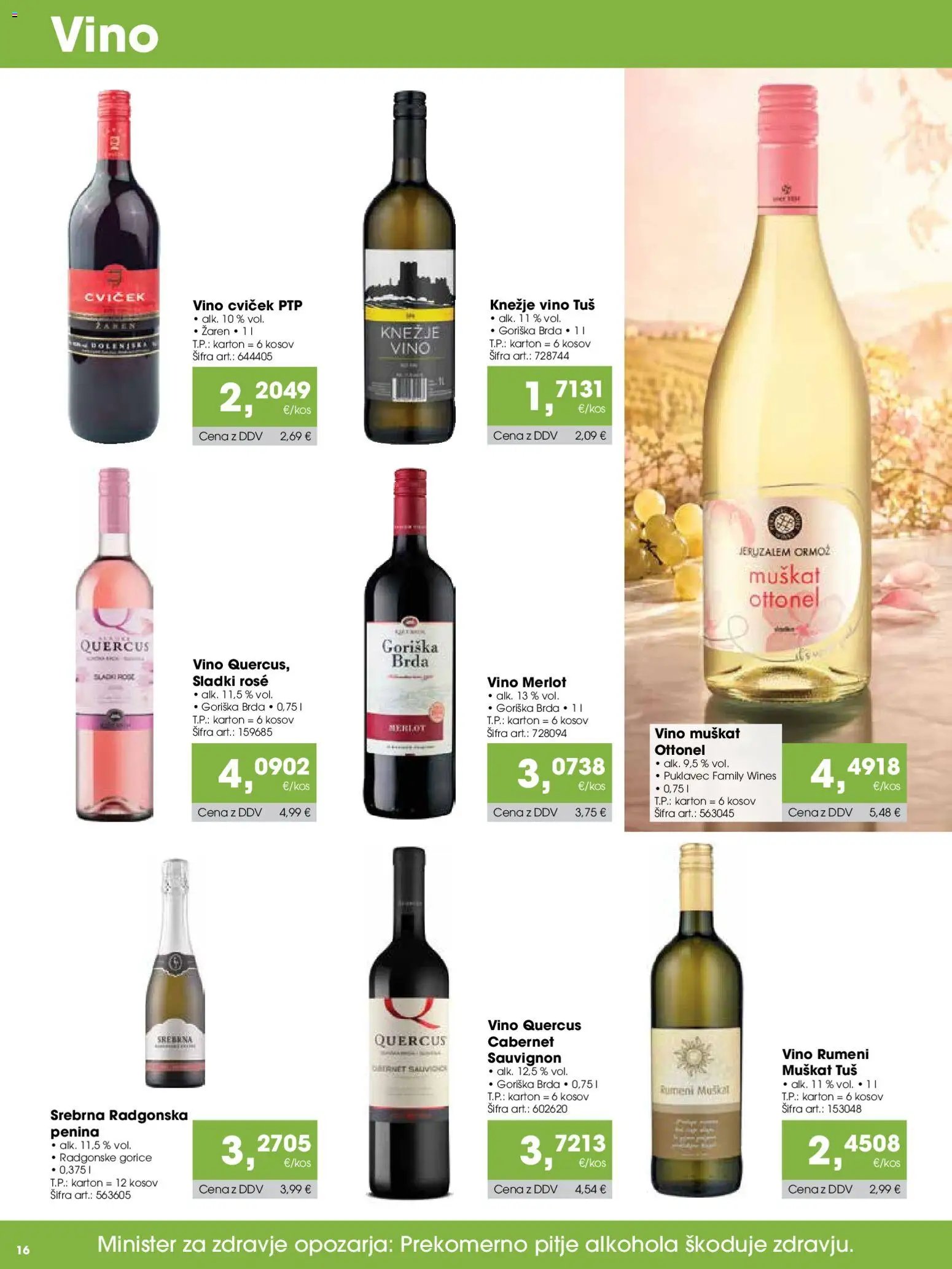 Tuš katalog cash&carry gostinec
