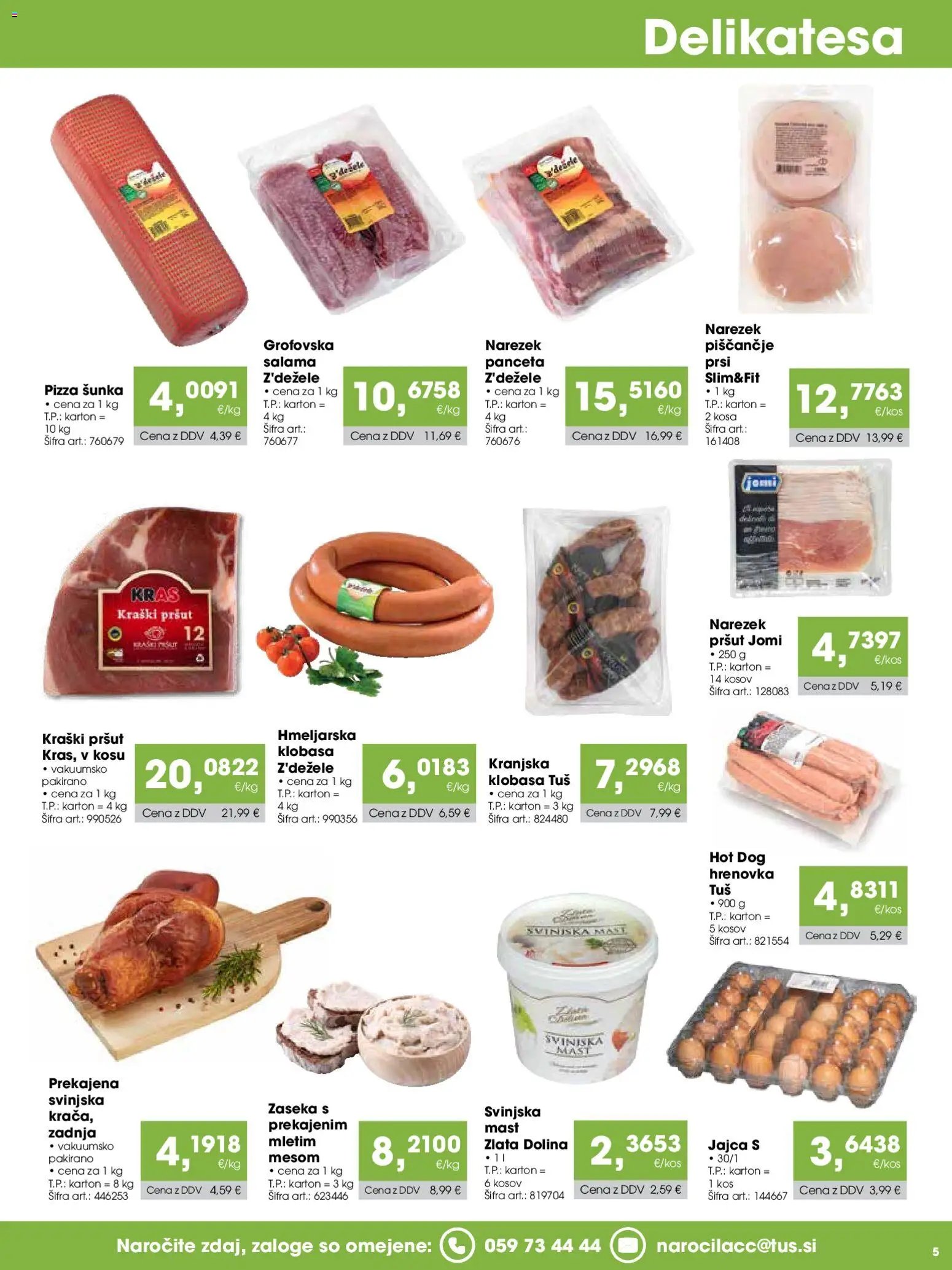 Tuš katalog cash&carry gostinec
