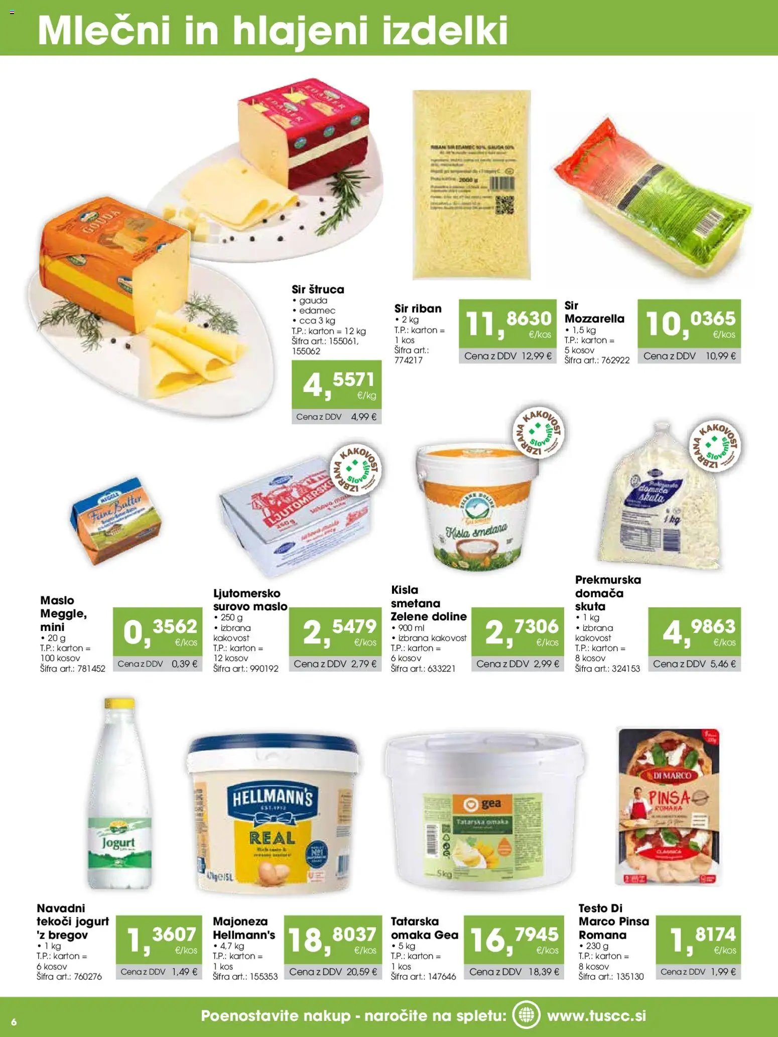 Tuš katalog cash&carry gostinec