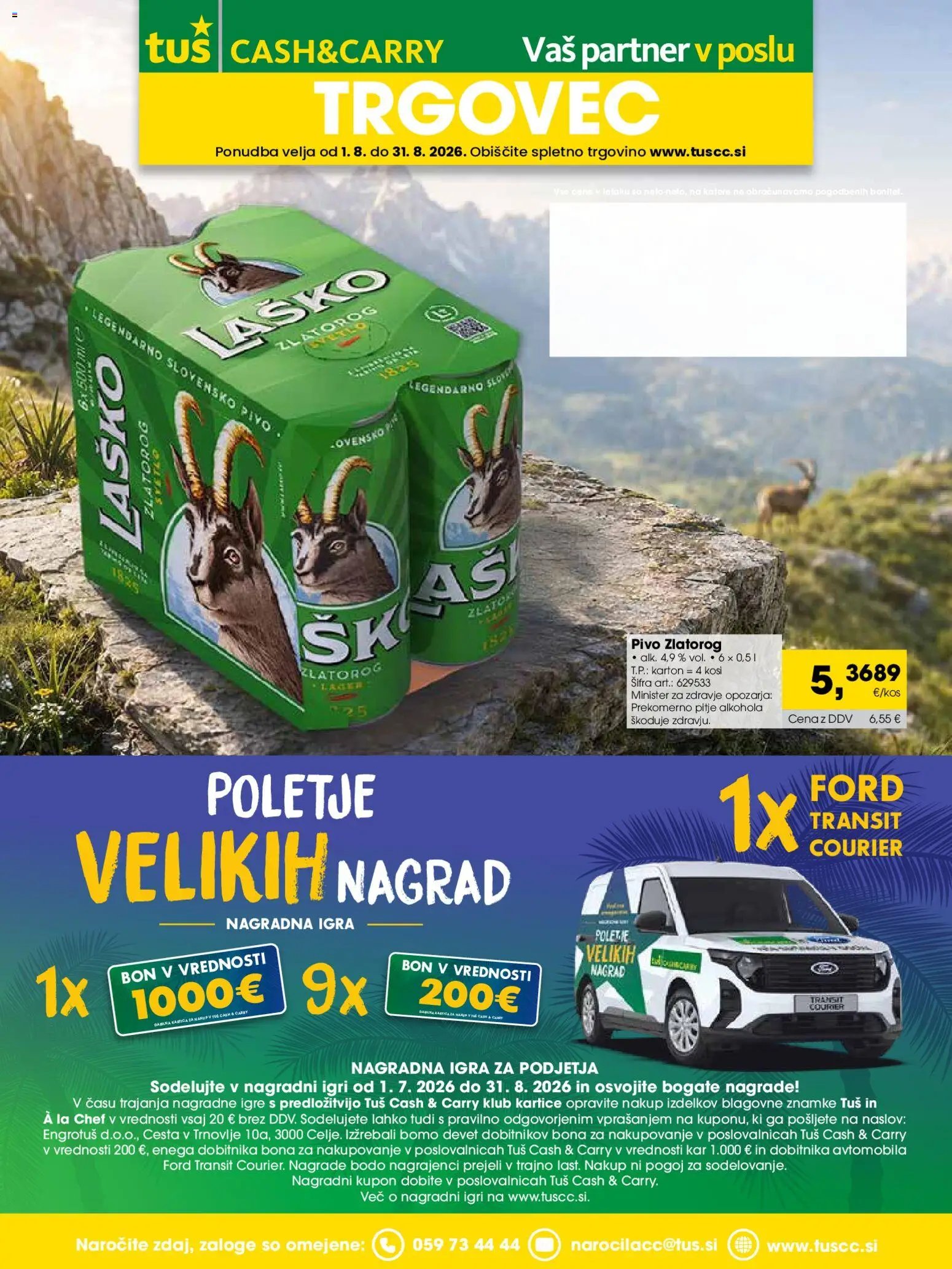 Tuš katalog cash&carry trgovec
