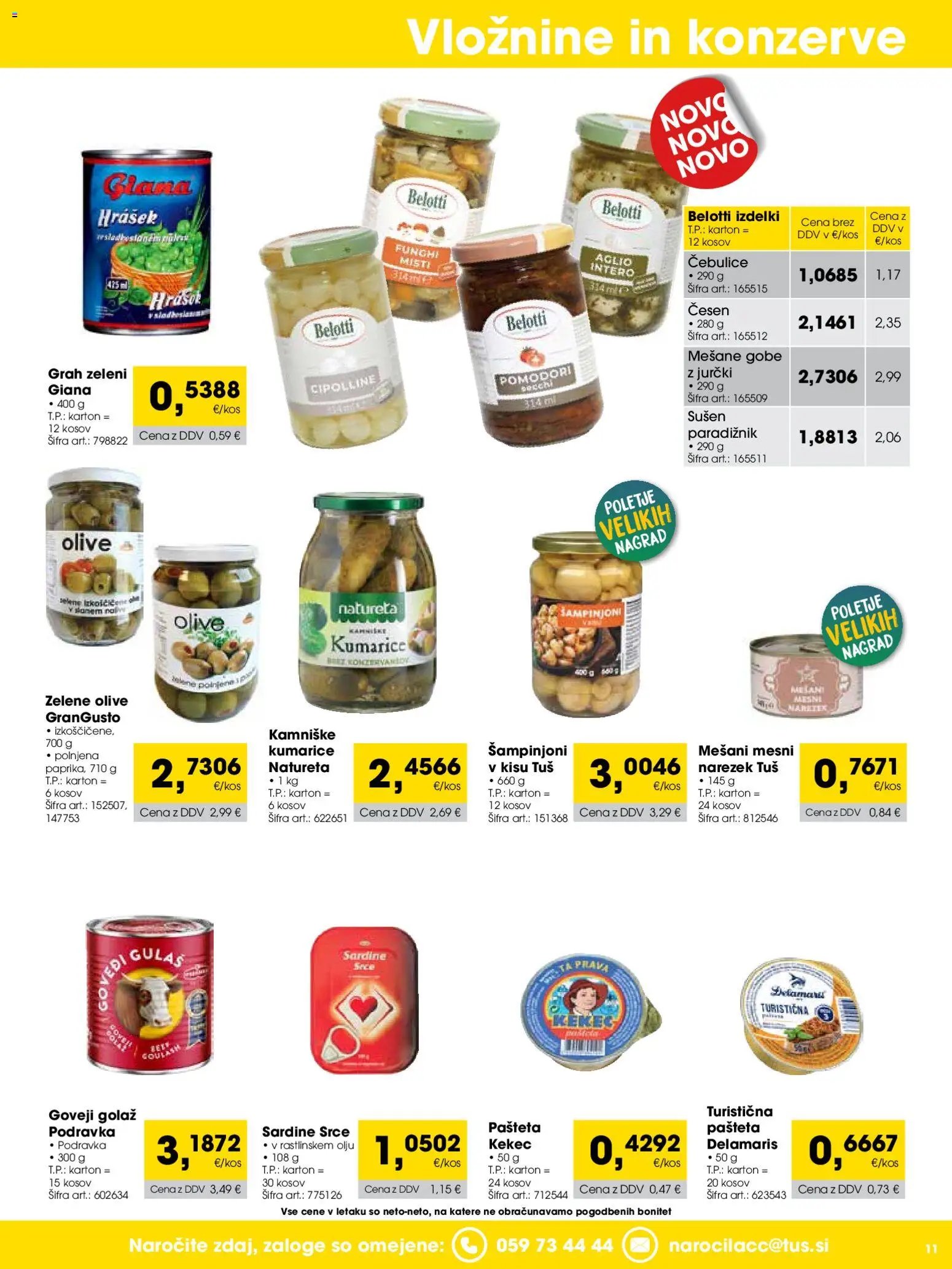 Tuš katalog cash&carry trgovec