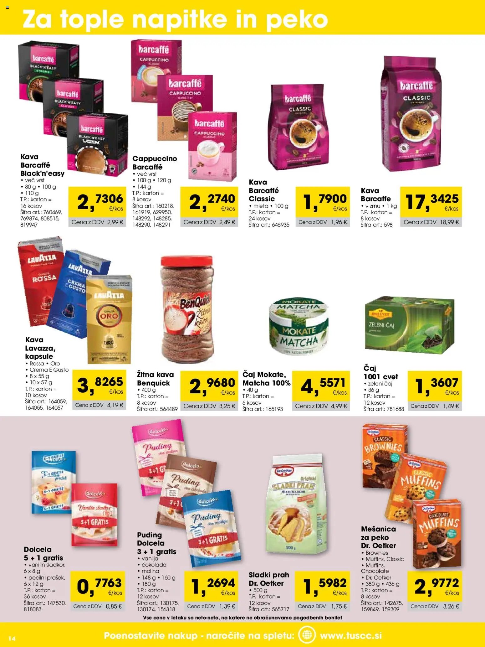 Tuš katalog cash&carry trgovec