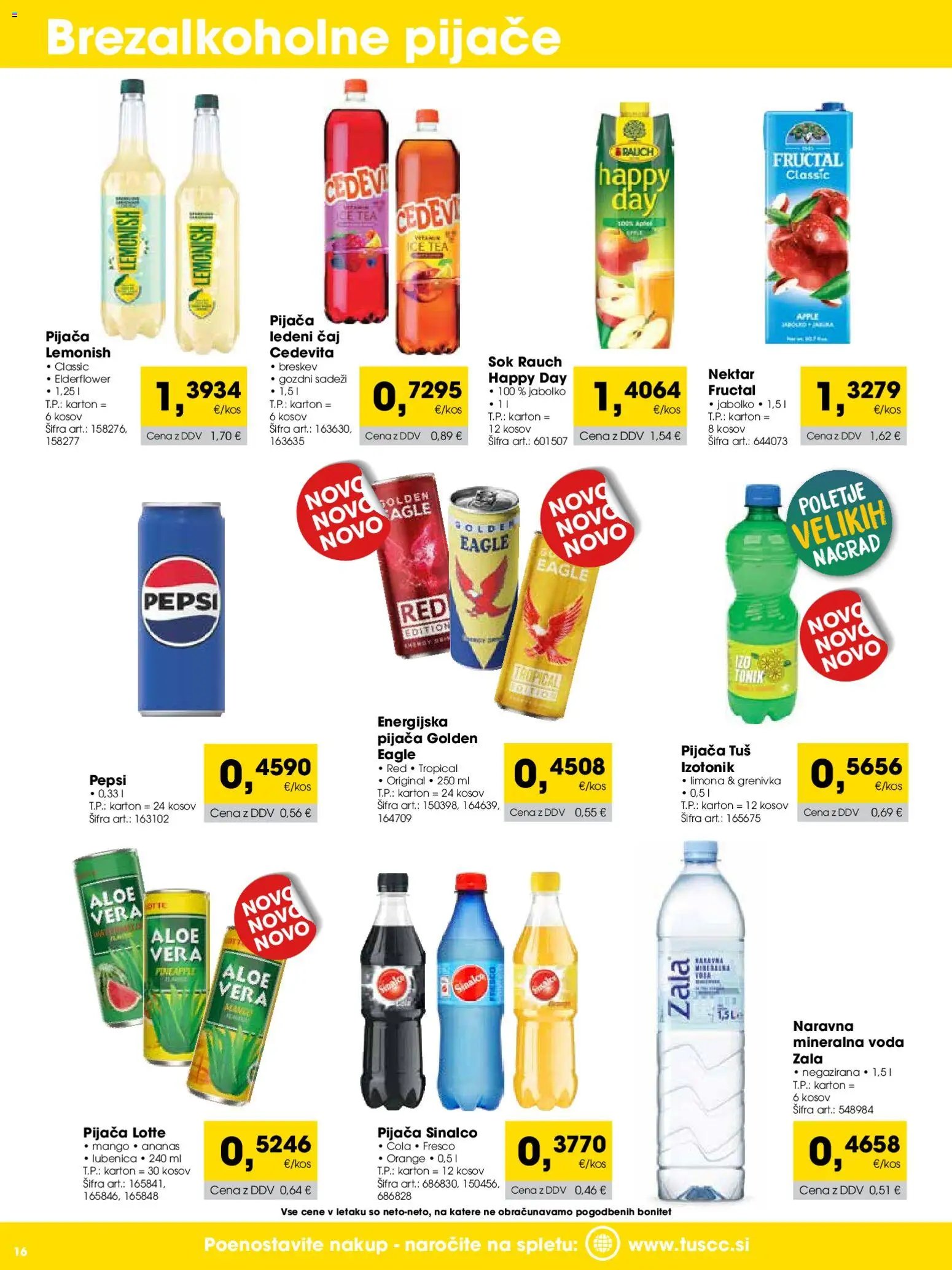 Tuš katalog cash&carry trgovec