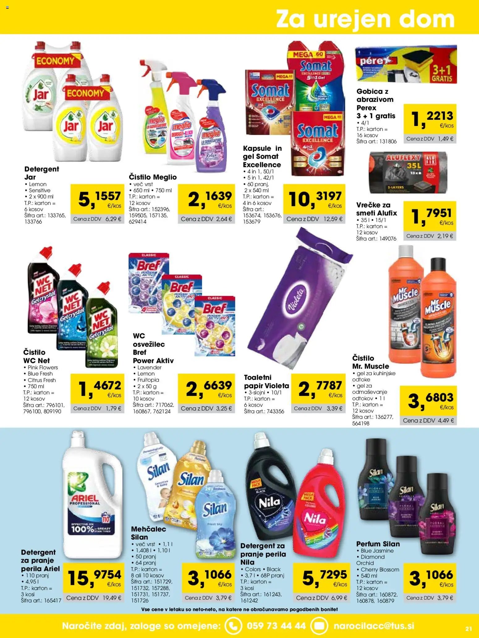 Tuš katalog cash&carry trgovec