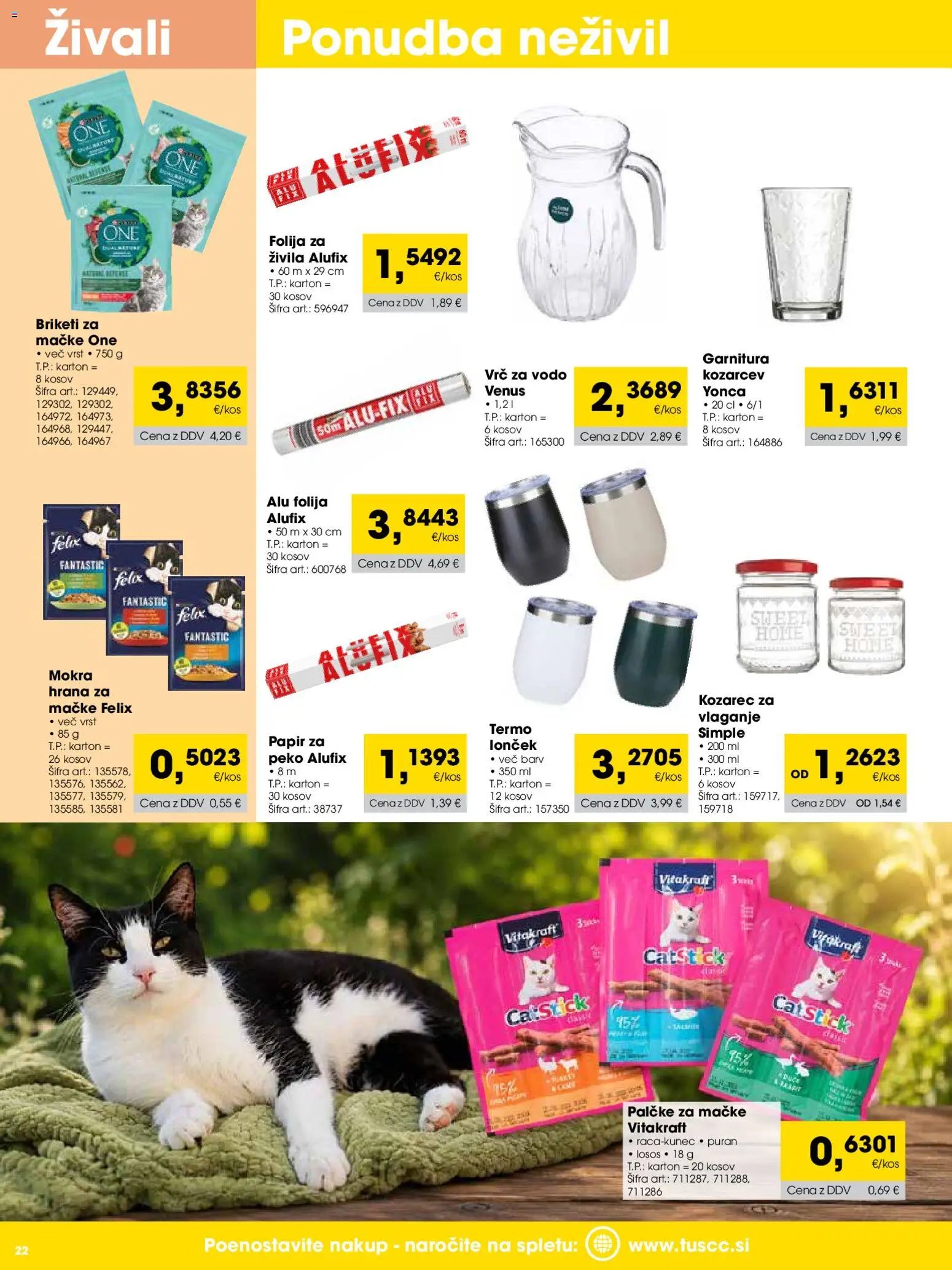 Tuš katalog cash&carry trgovec
