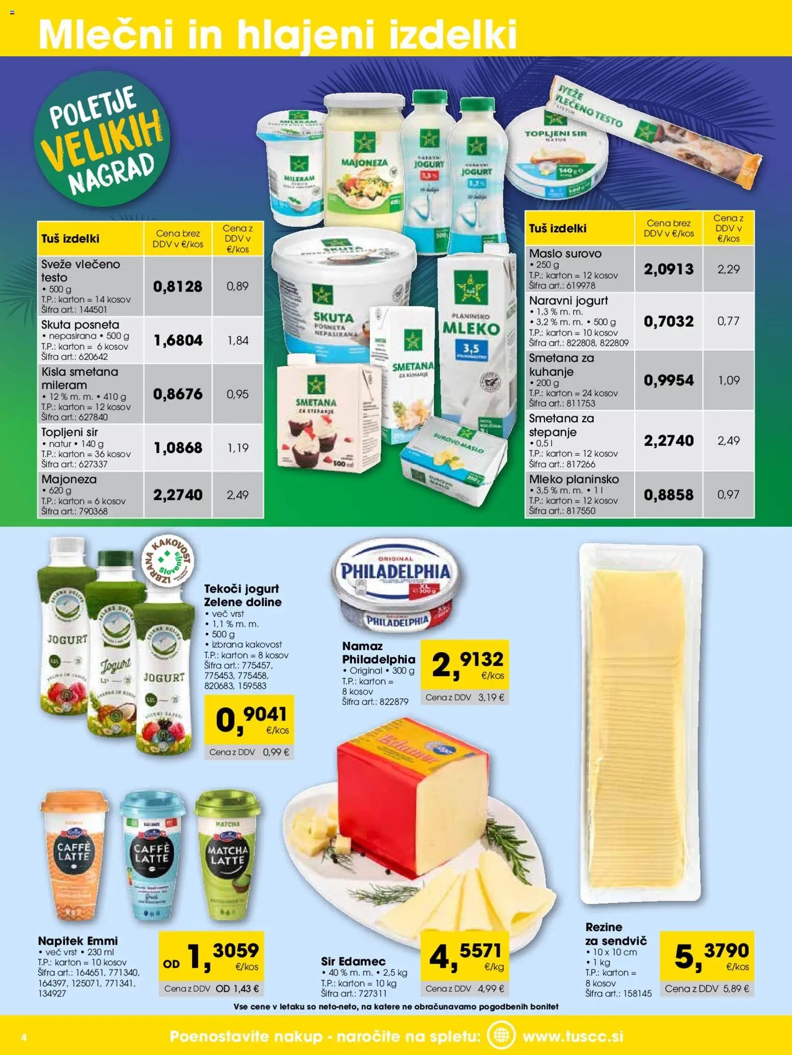 Tuš katalog cash&carry trgovec