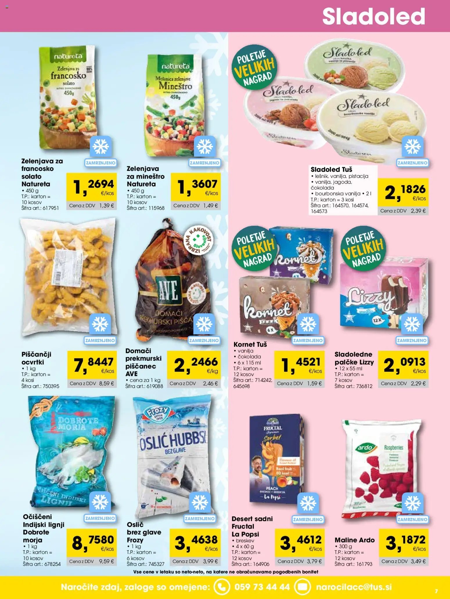 Tuš katalog cash&carry trgovec