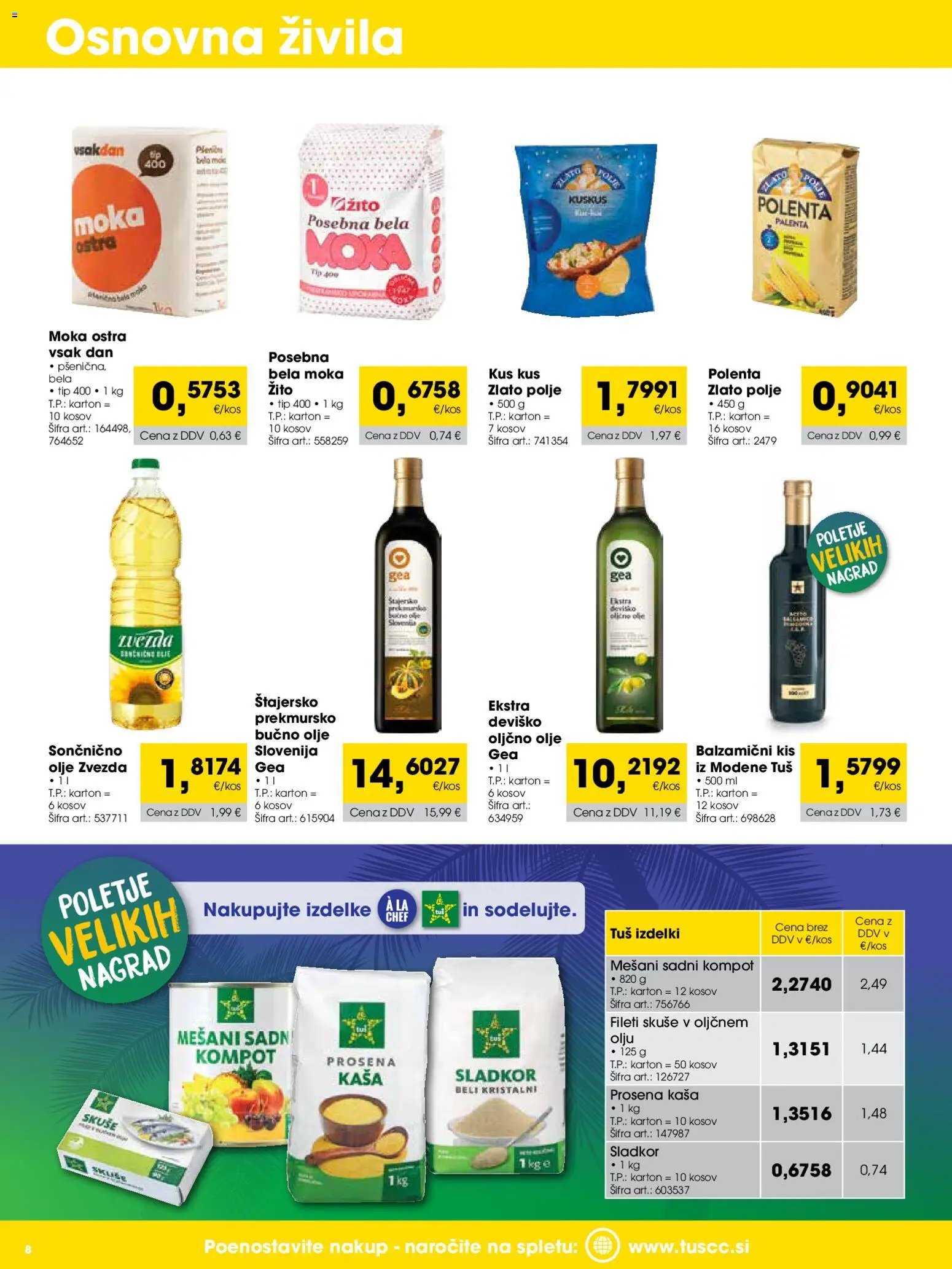 Tuš katalog cash&carry trgovec