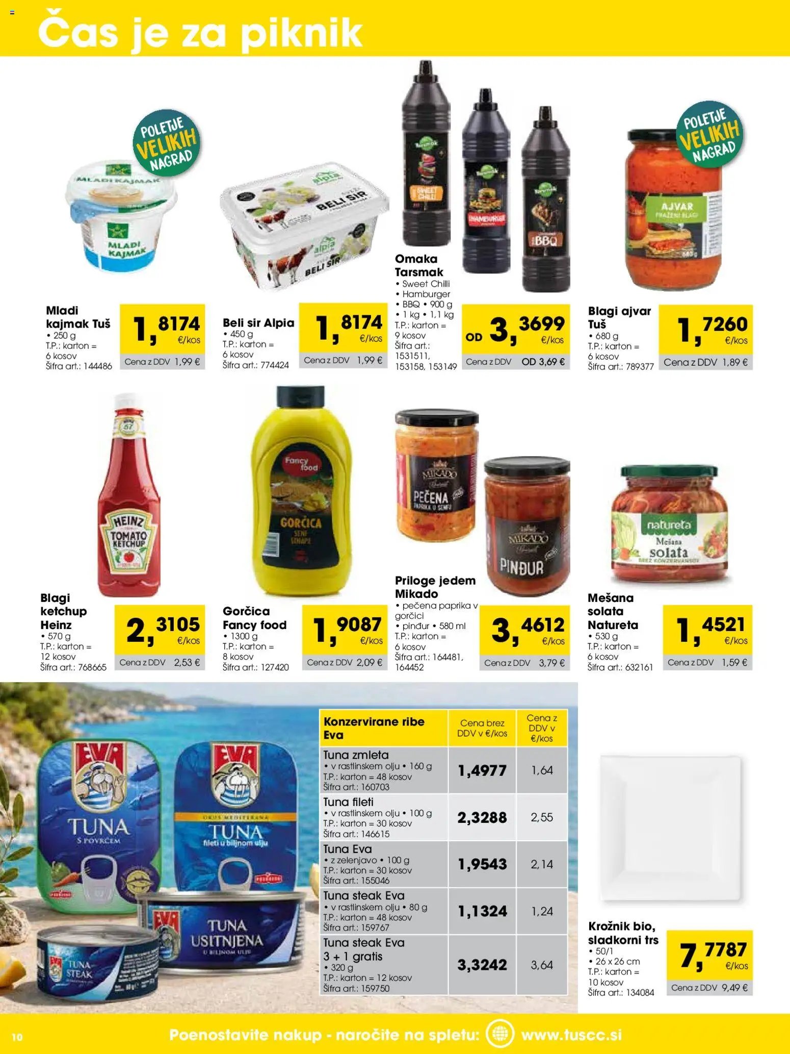 Tuš katalog cash&carry trgovec