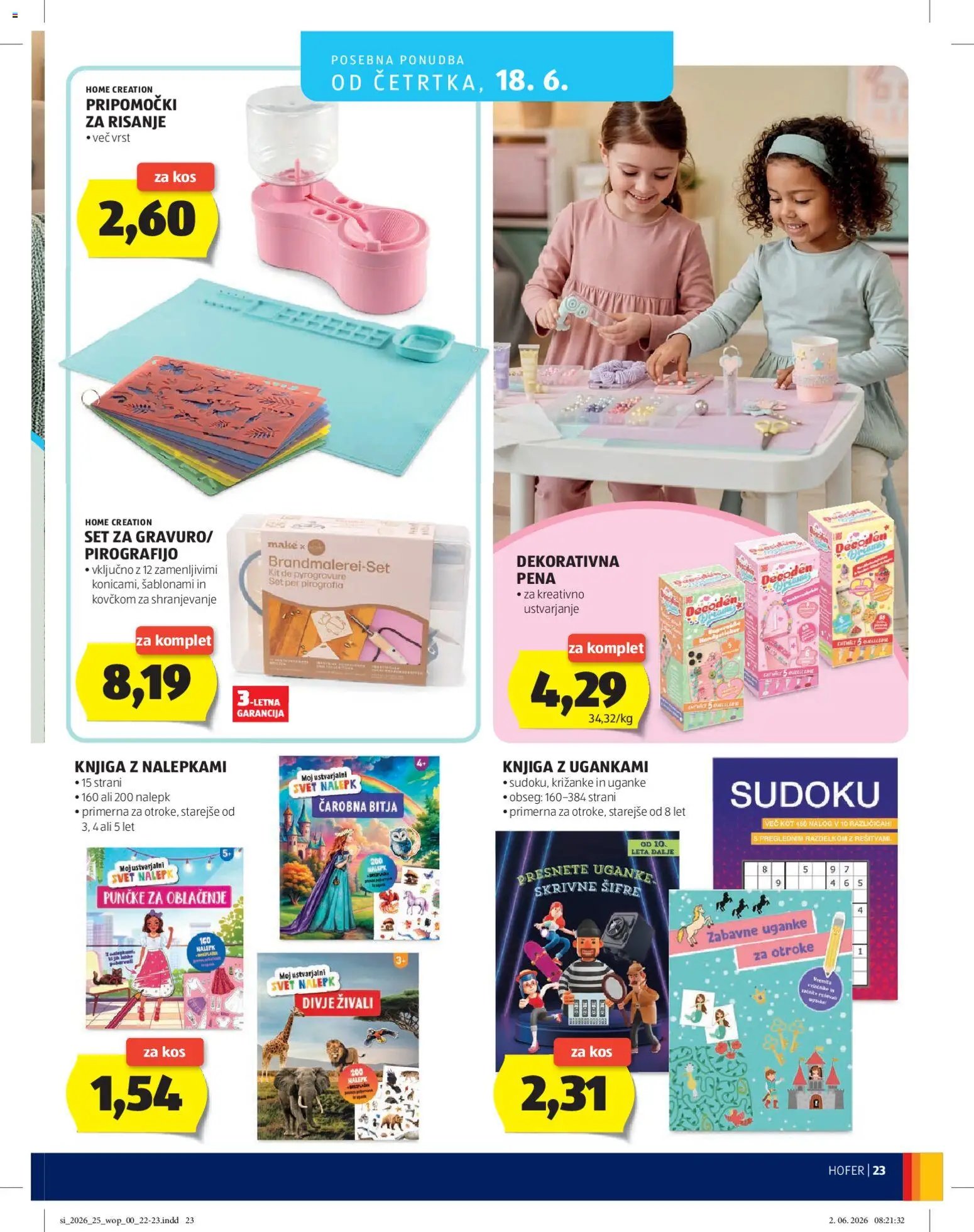 Hofer katalog