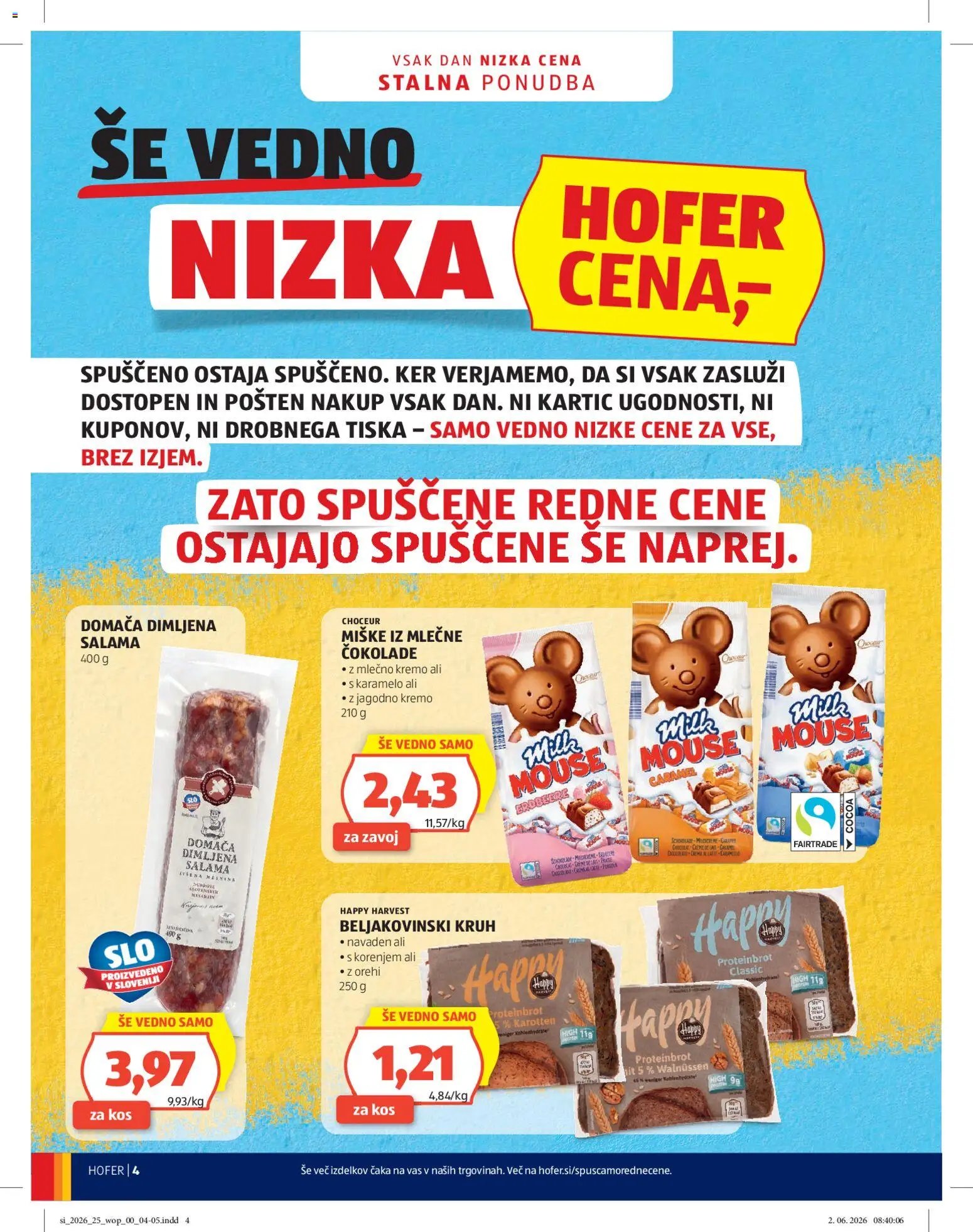 Hofer katalog