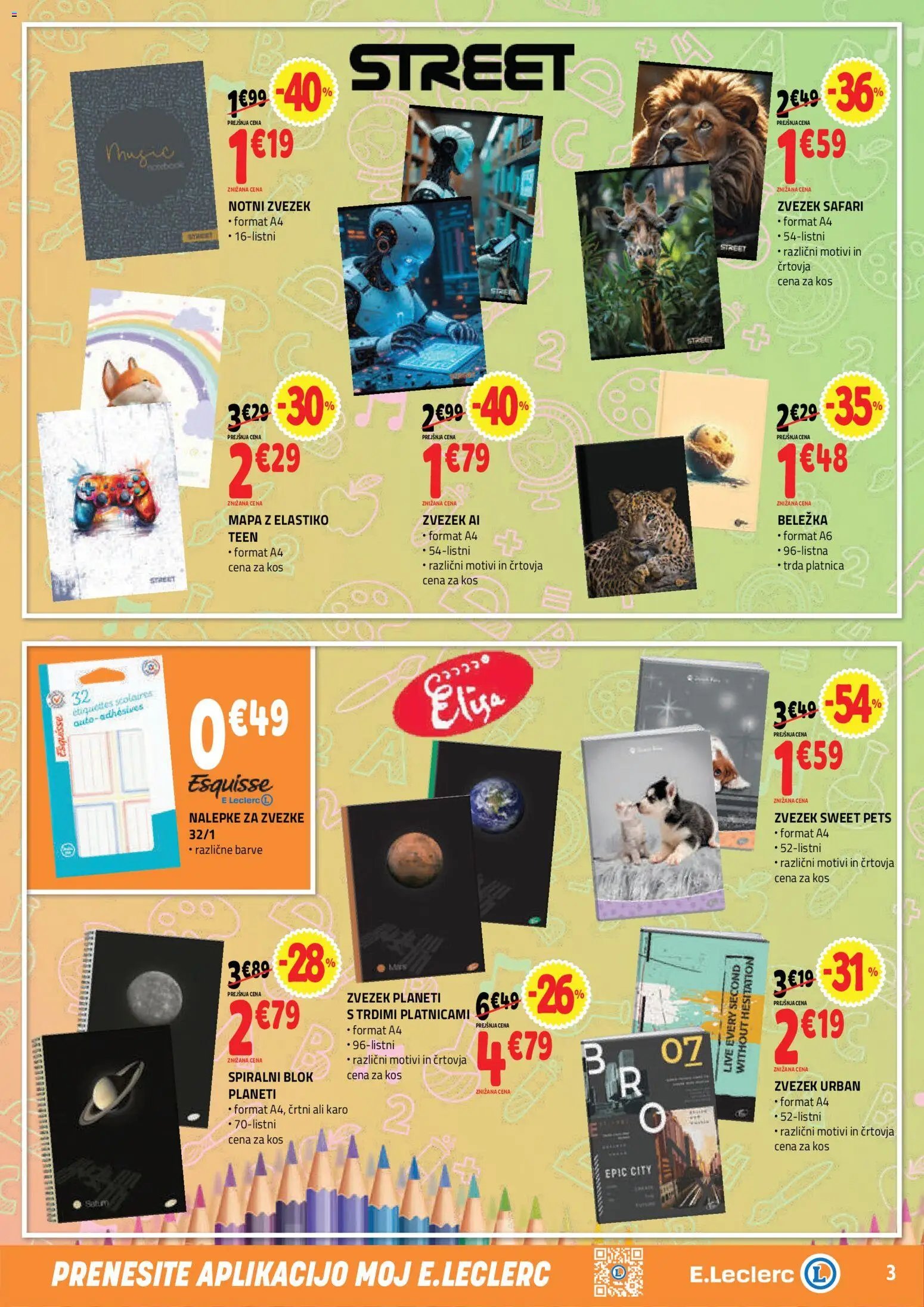 E.leclerc katalog vse za šolo