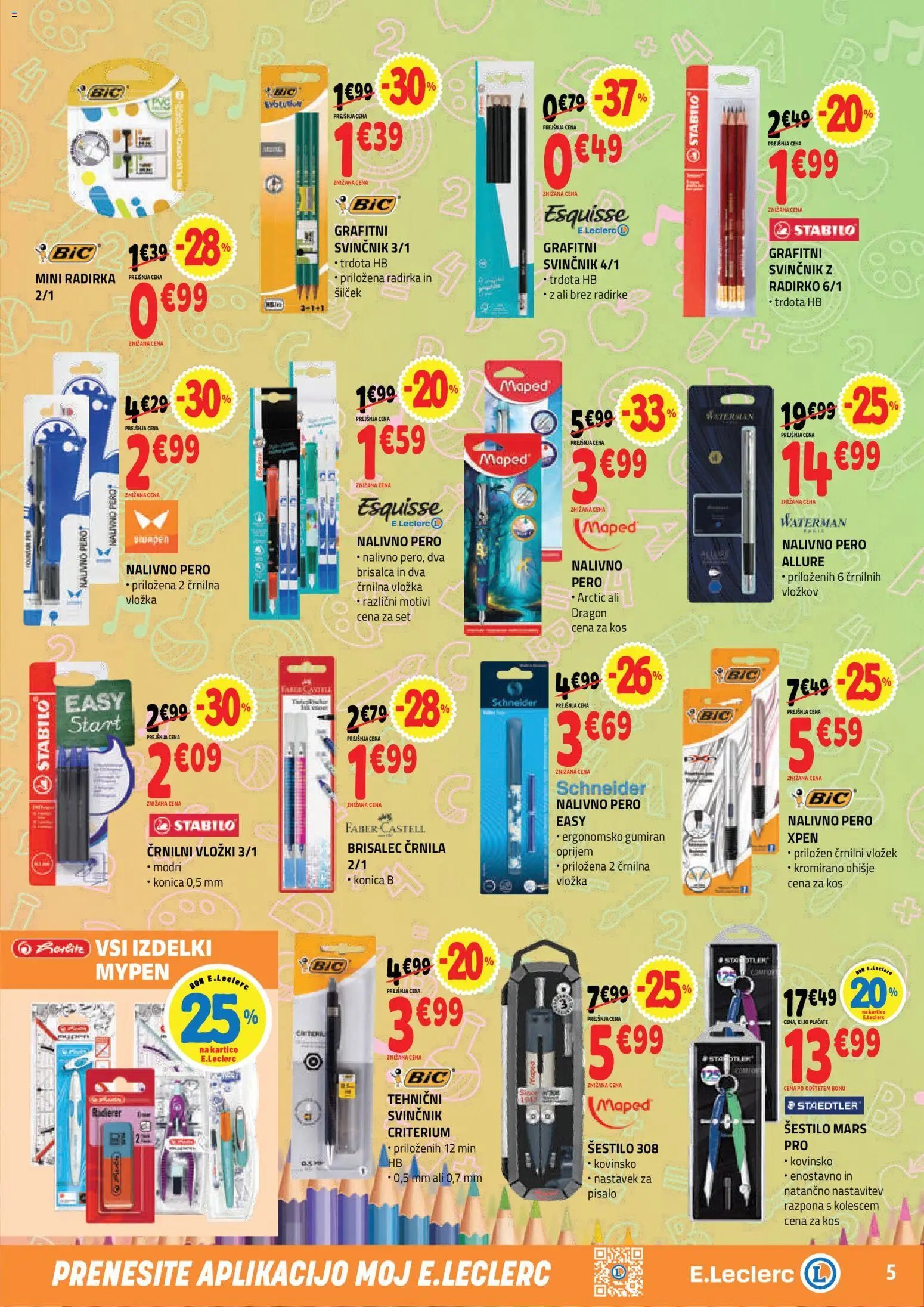 E.leclerc katalog vse za šolo