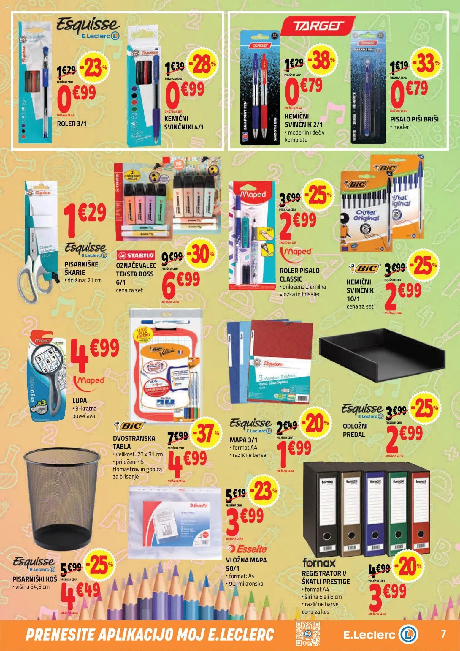 E.leclerc katalog vse za šolo