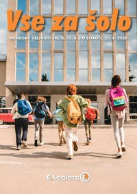 E.leclerc katalog vse za šolo