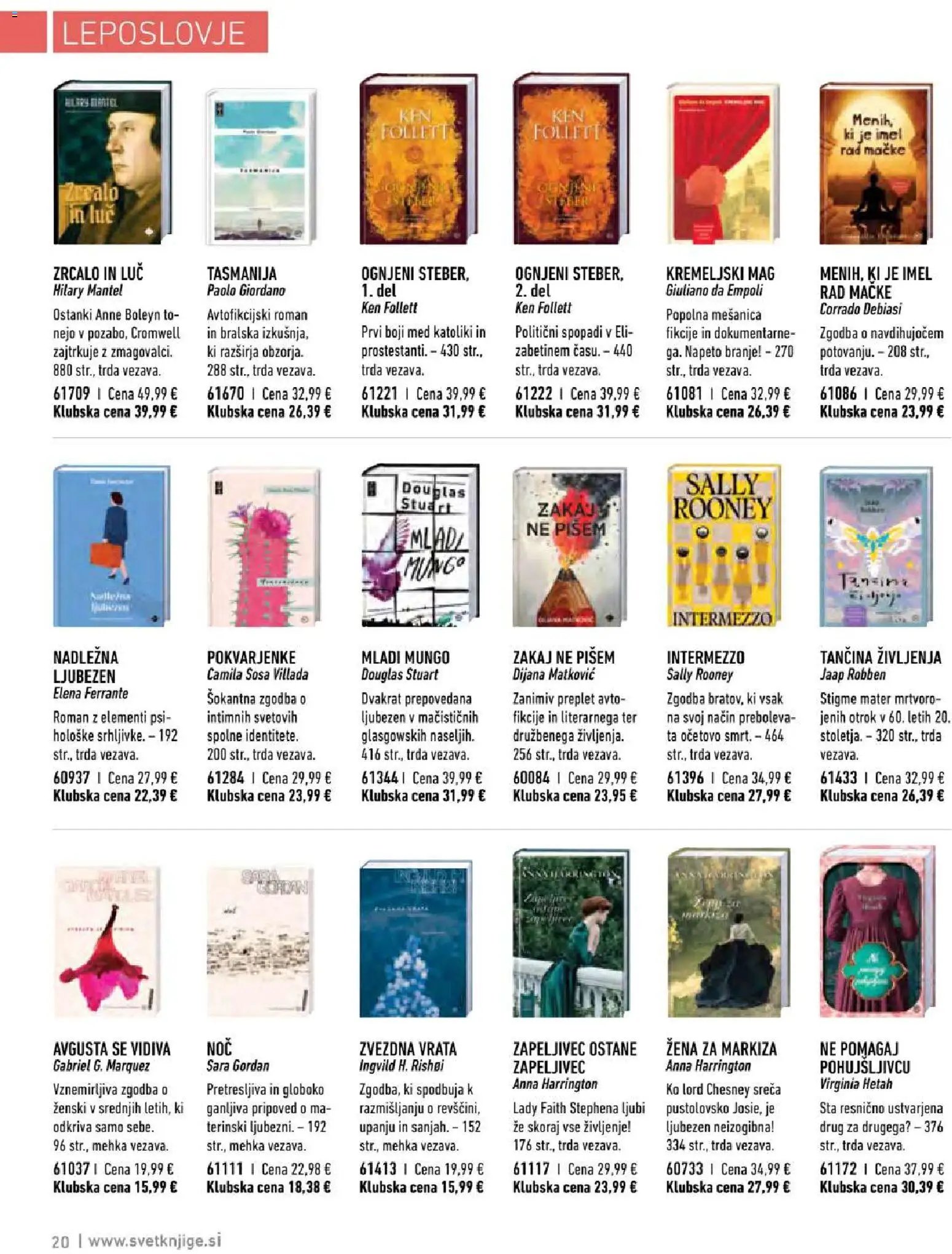 Svet knjige katalog