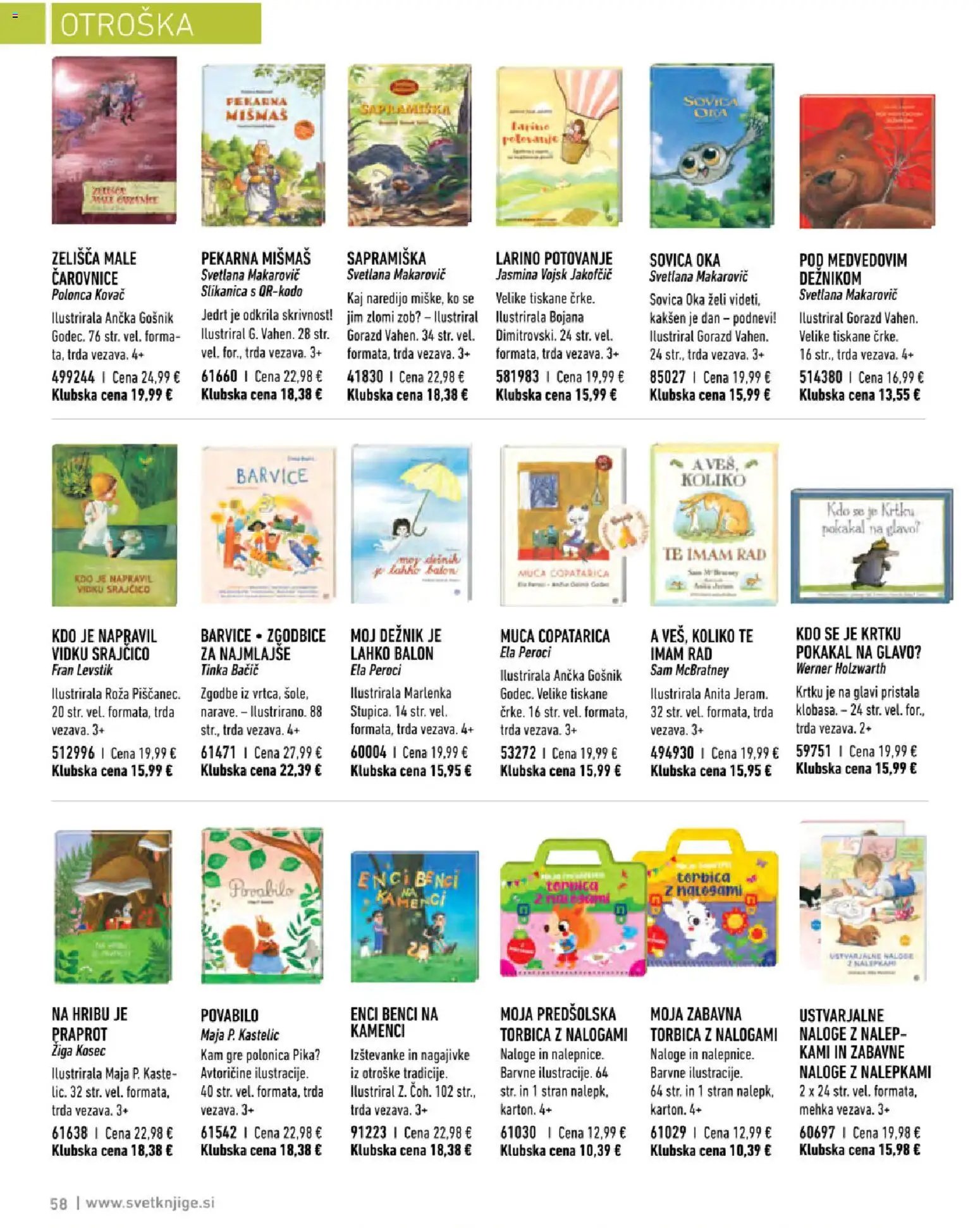 Svet knjige katalog