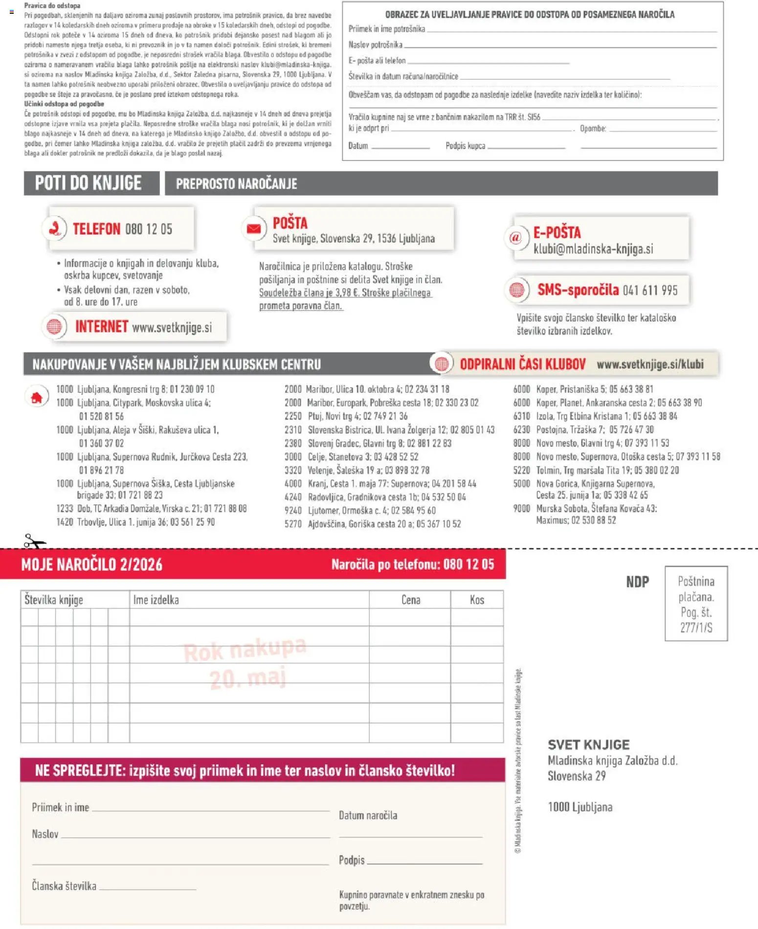 Svet knjige katalog
