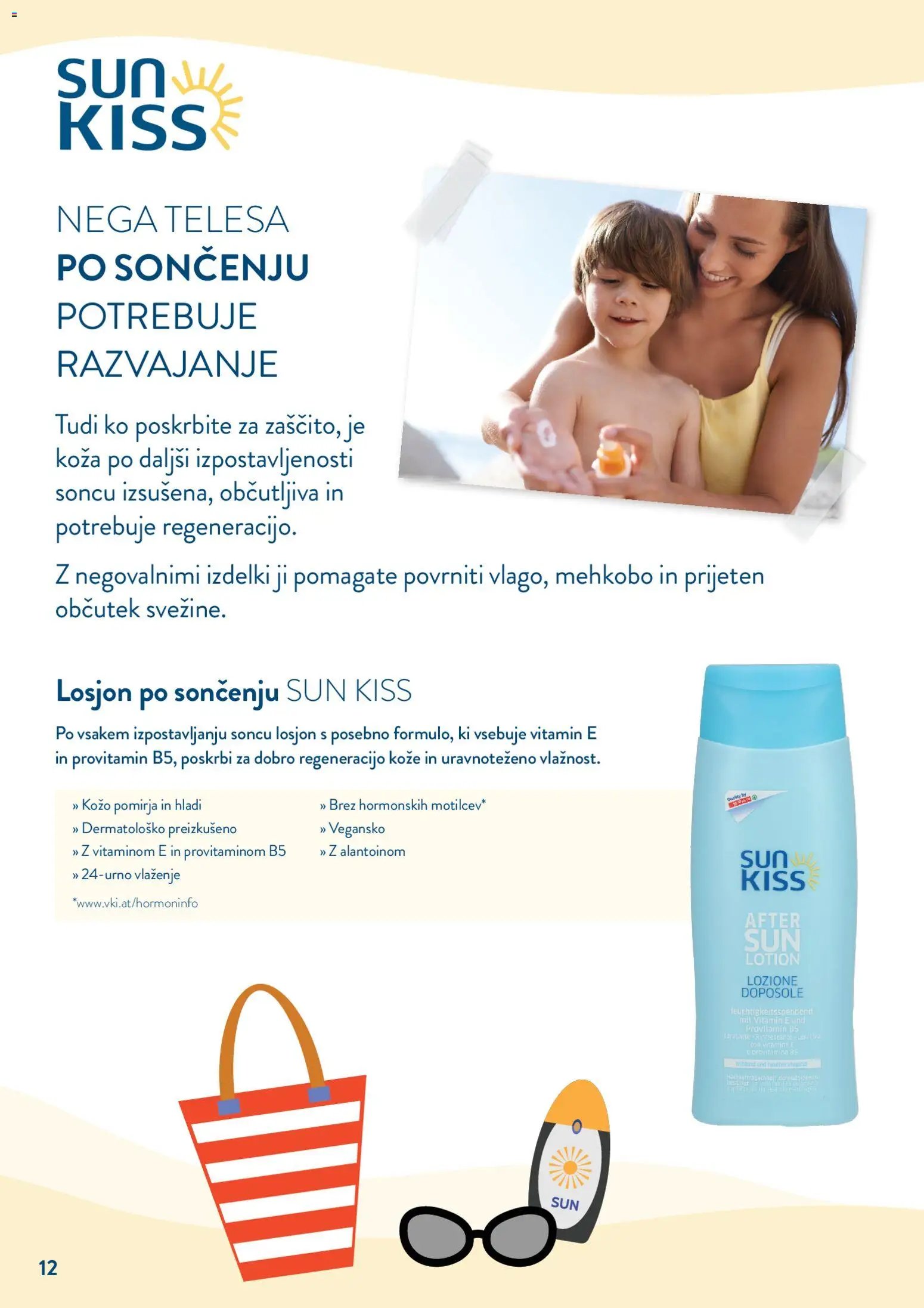 Spar katalog Zaščita kože pred soncem