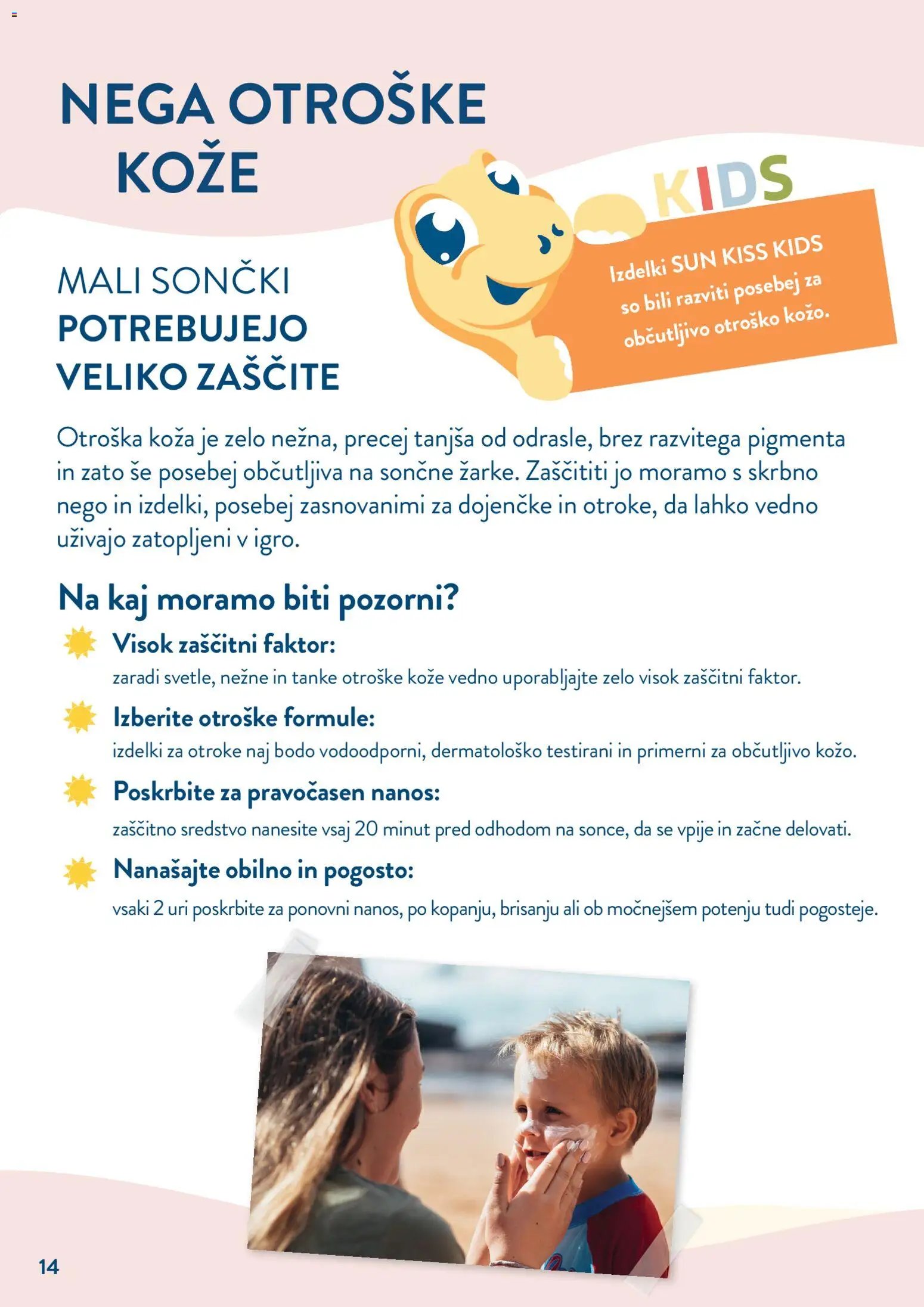 Spar katalog Zaščita kože pred soncem