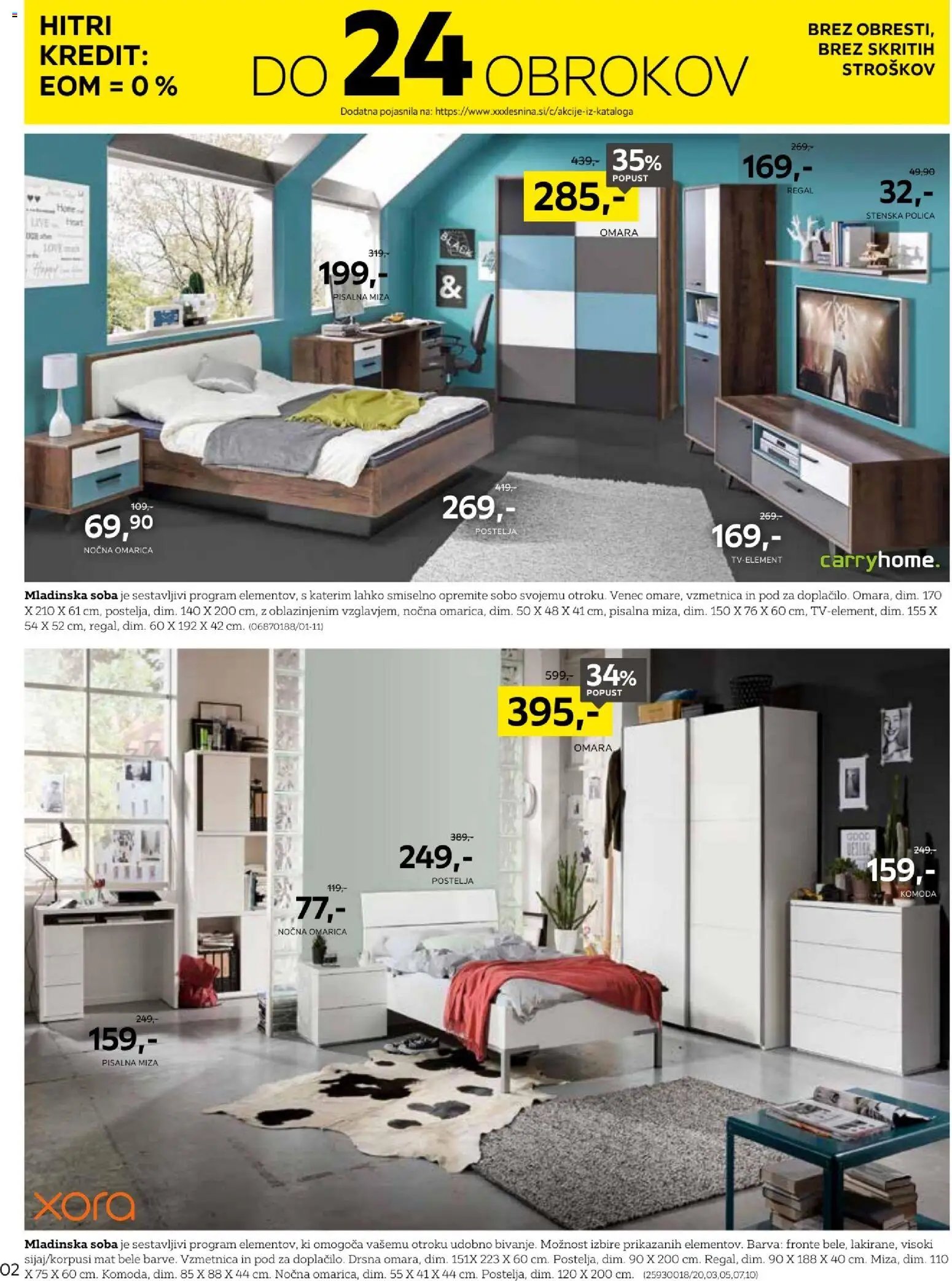 XXXL Lesnina katalog začetek novega poglavja