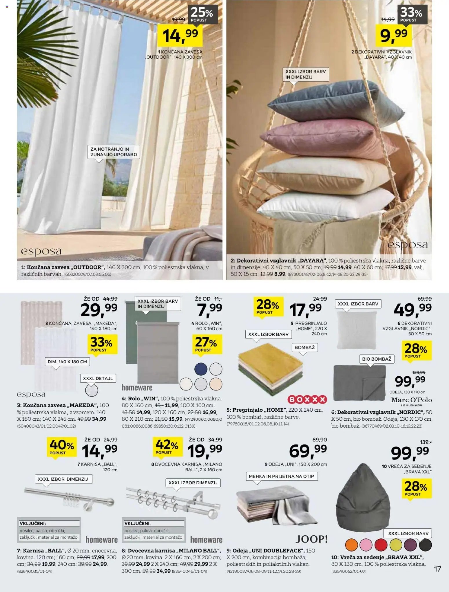 XXXL Lesnina katalog začetek novega poglavja