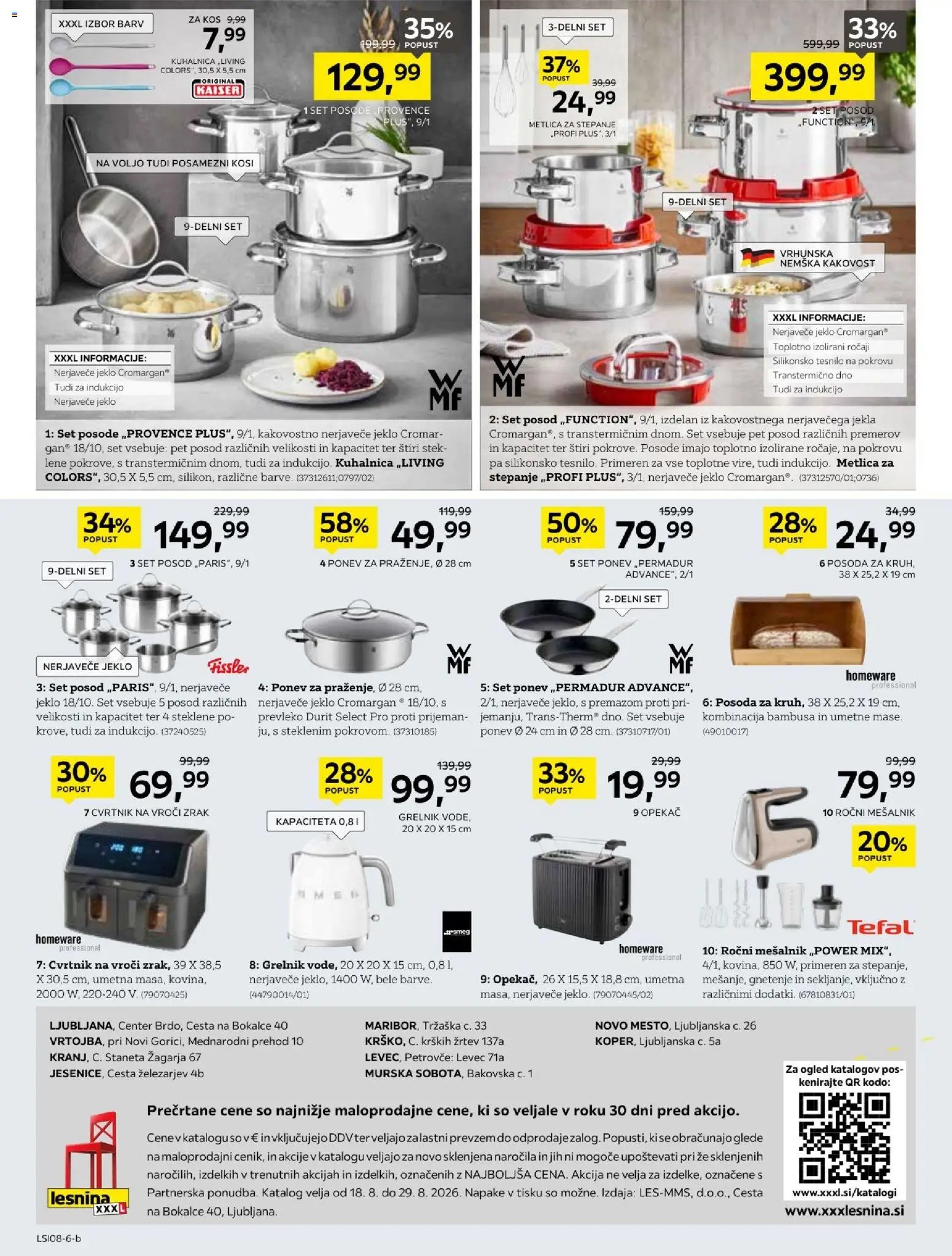 XXXL Lesnina katalog začetek novega poglavja