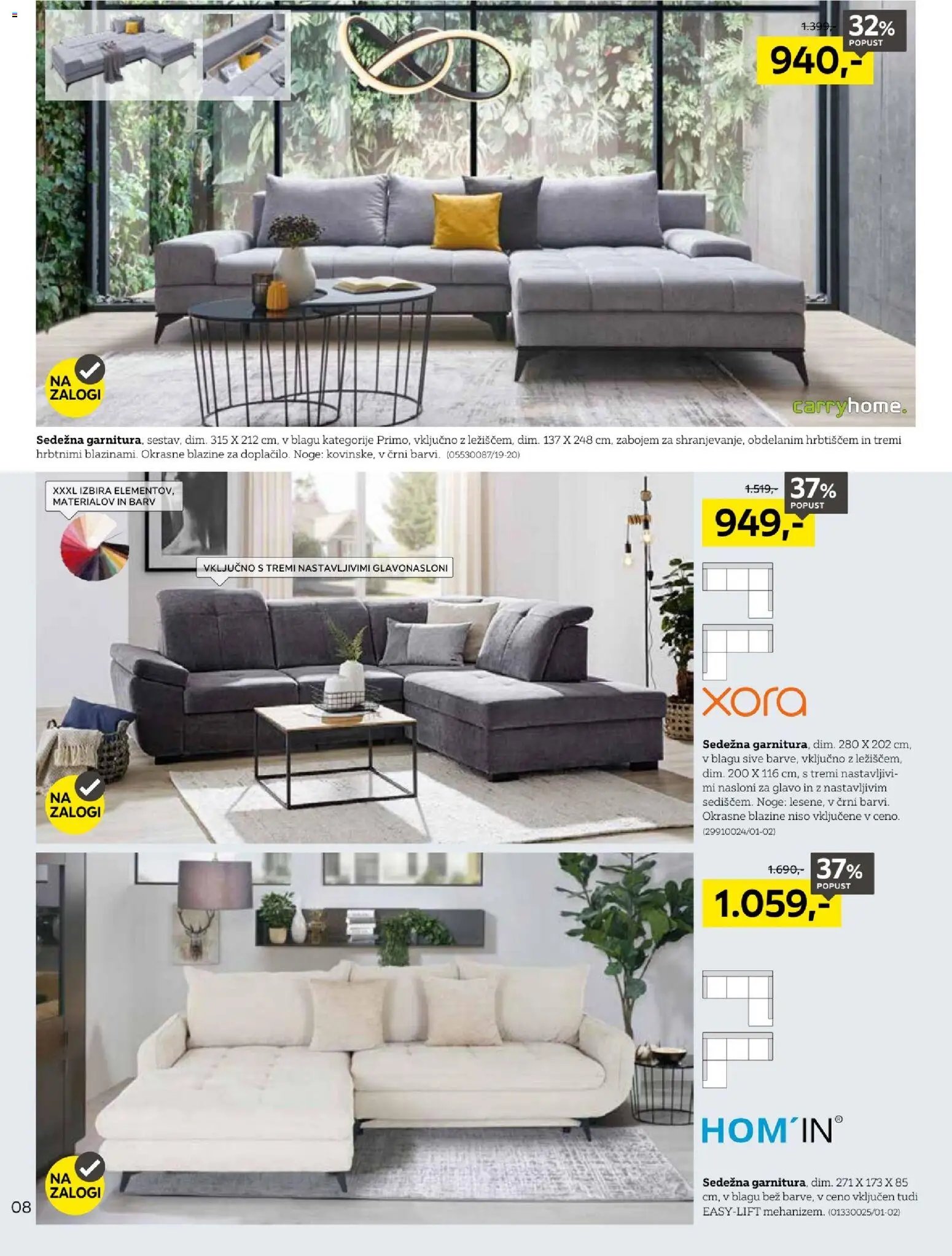 XXXL Lesnina katalog začetek novega poglavja