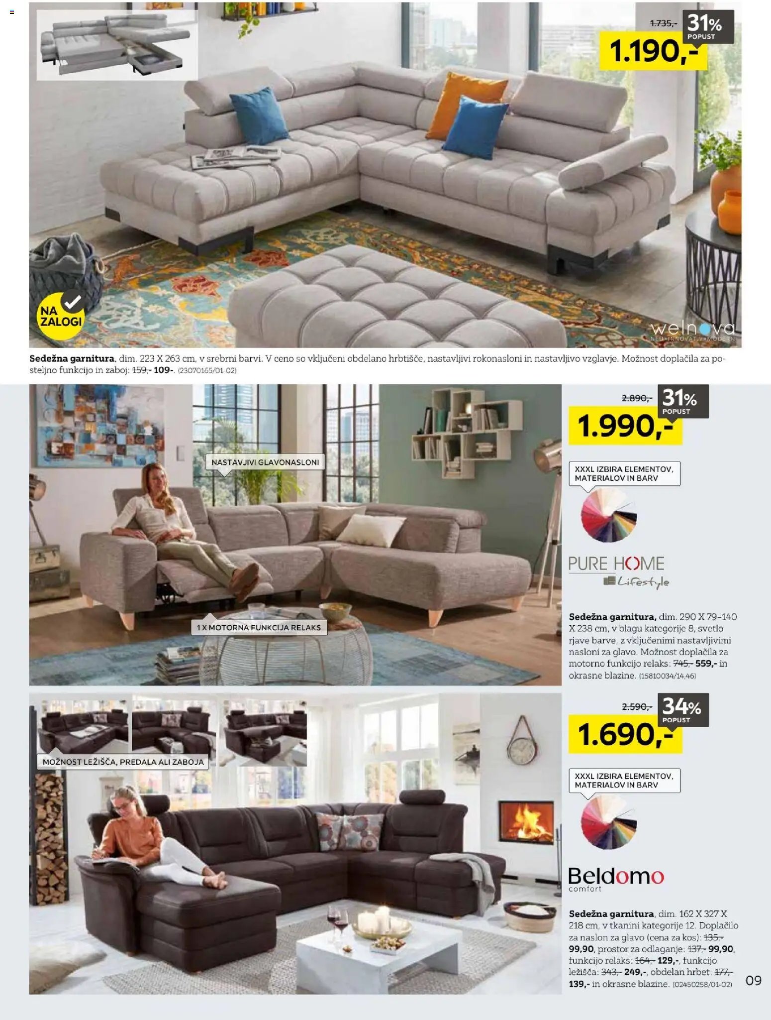 XXXL Lesnina katalog začetek novega poglavja