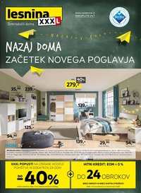 XXXL Lesnina katalog začetek novega poglavja