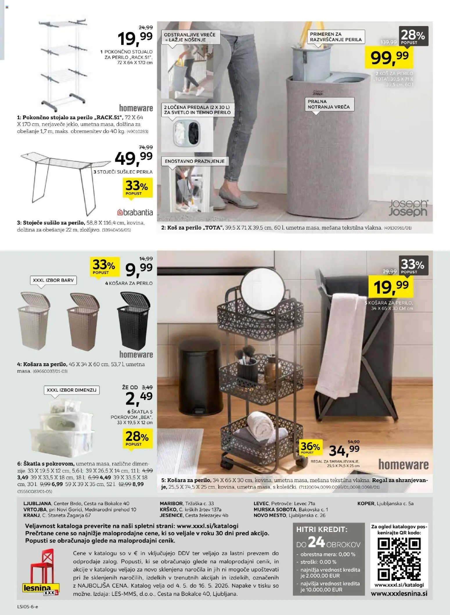 XXXL Lesnina katalog izbor kopalnic (2026-05-04 - 2026-05-16)