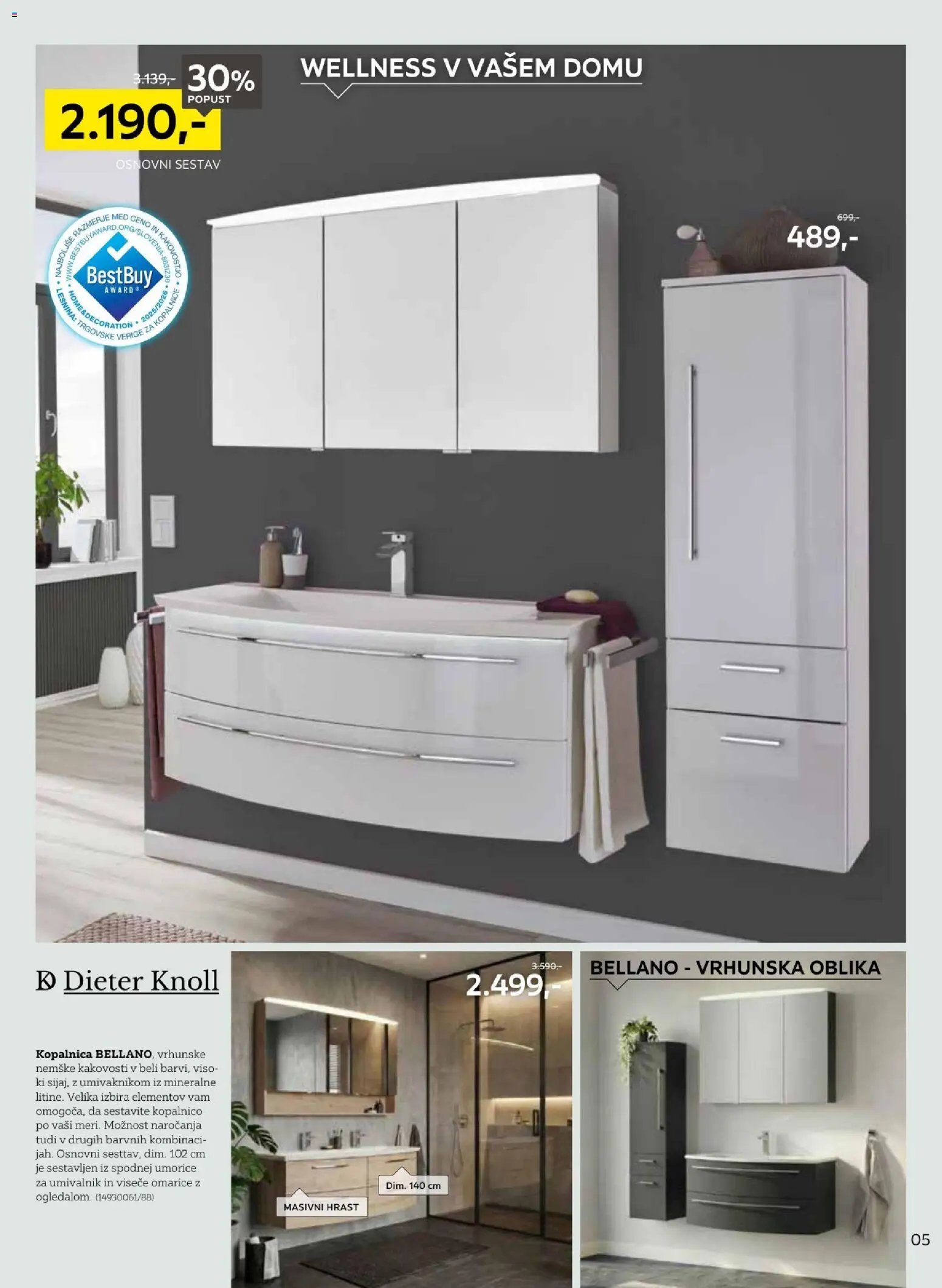 XXXL Lesnina katalog izbor kopalnic (2026-05-04 - 2026-05-16)
