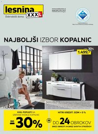 XXXL Lesnina katalog izbor kopalnic (2026-05-04 - 2026-05-16)