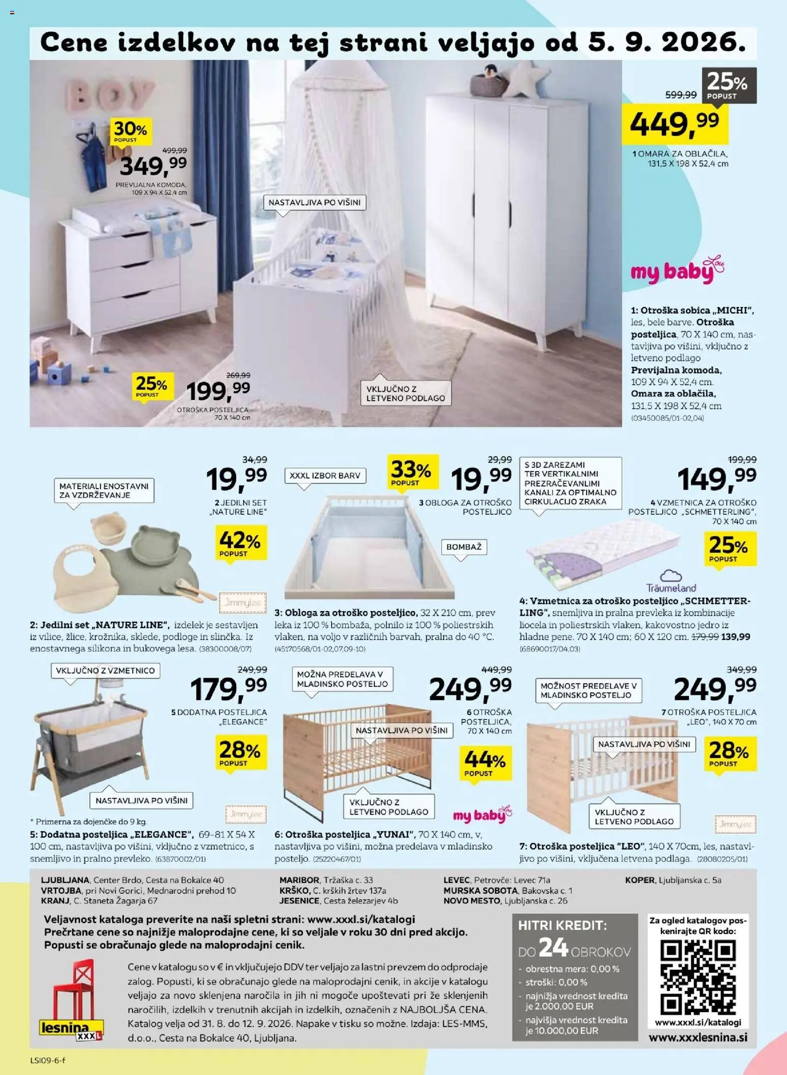 XXXL Lesnina katalog svet otroškega veselja
