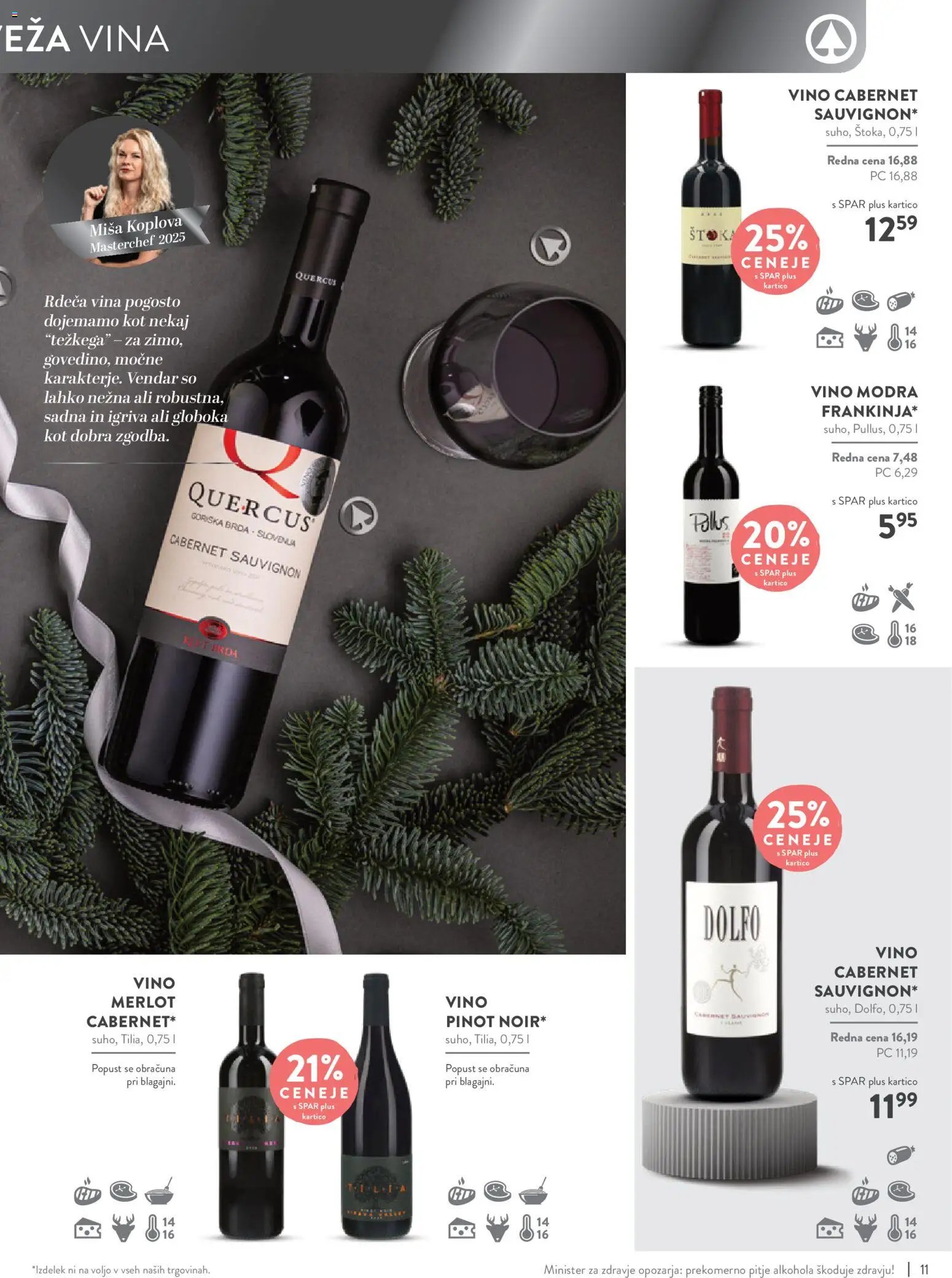 Spar katalog vino