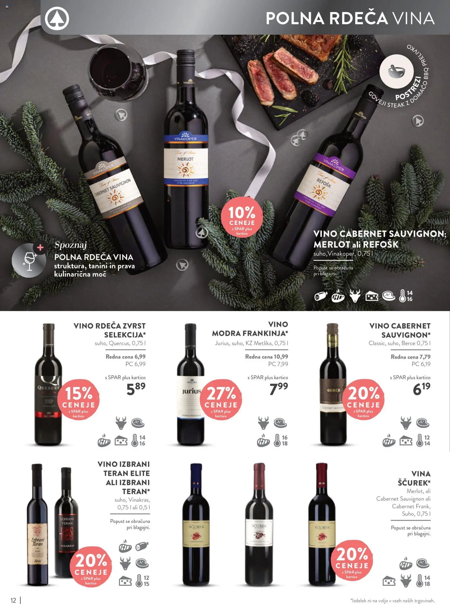 Spar katalog vino
