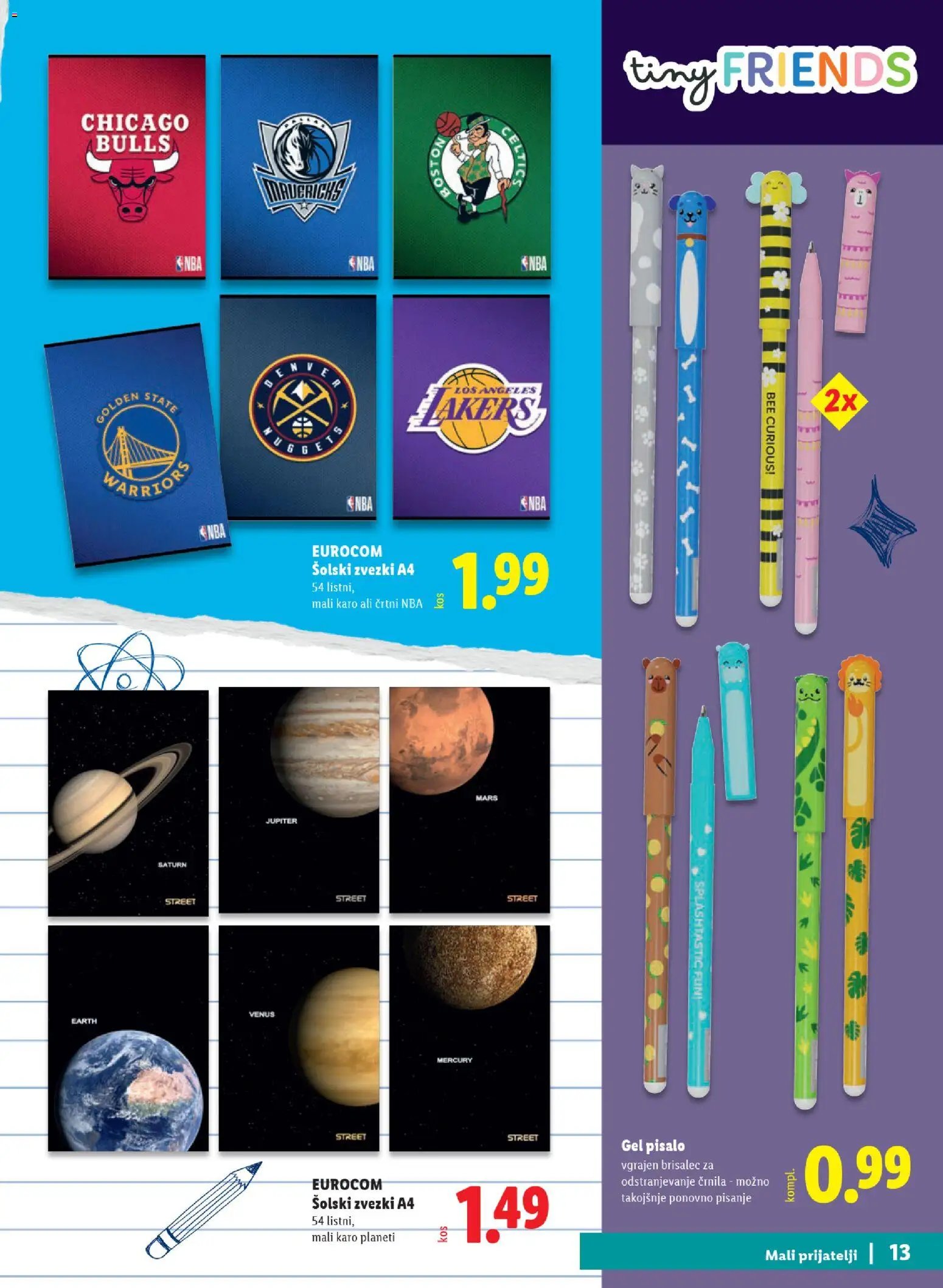 Lidl katalog šolske potrebščine