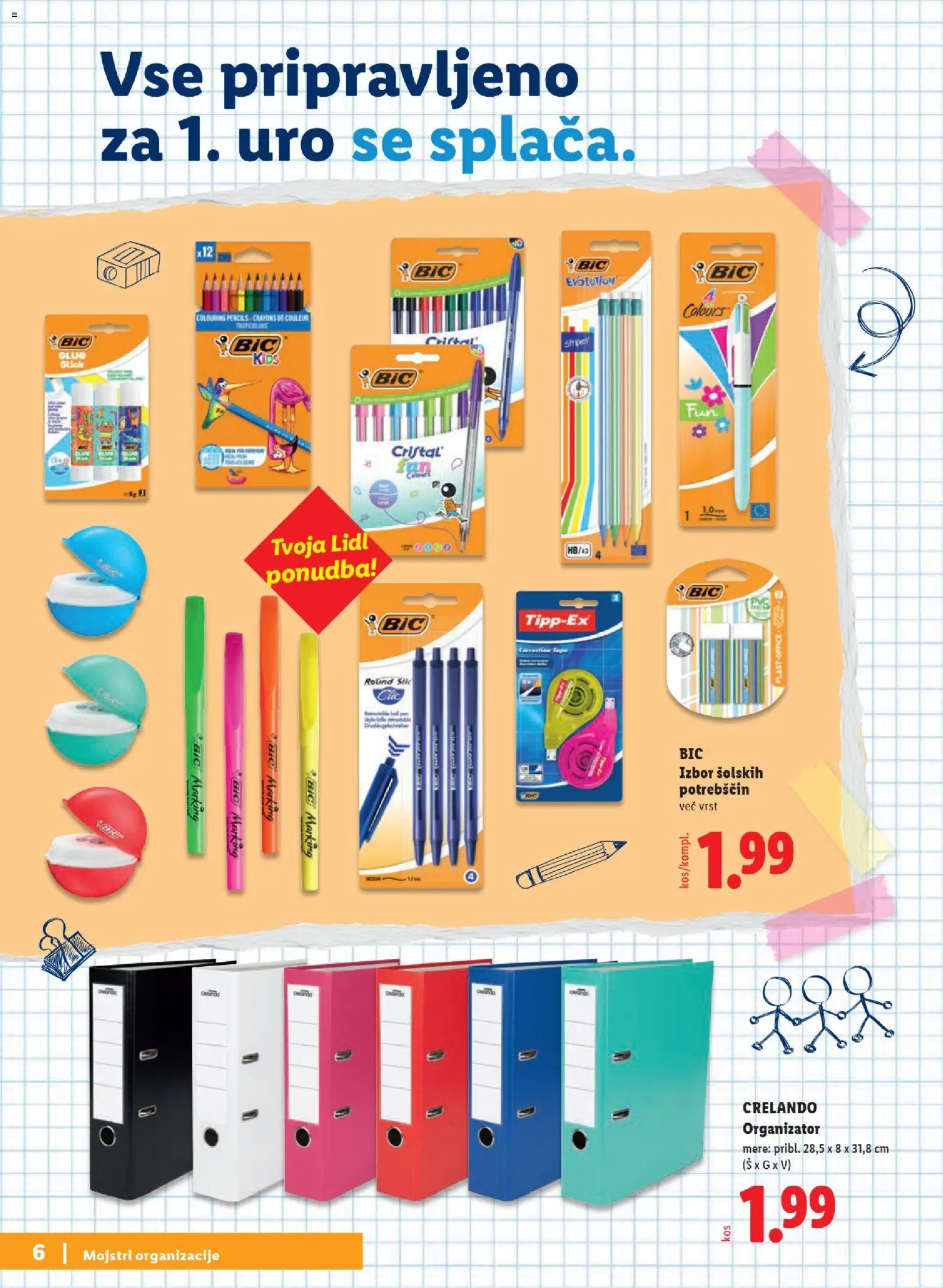 Lidl katalog šolske potrebščine