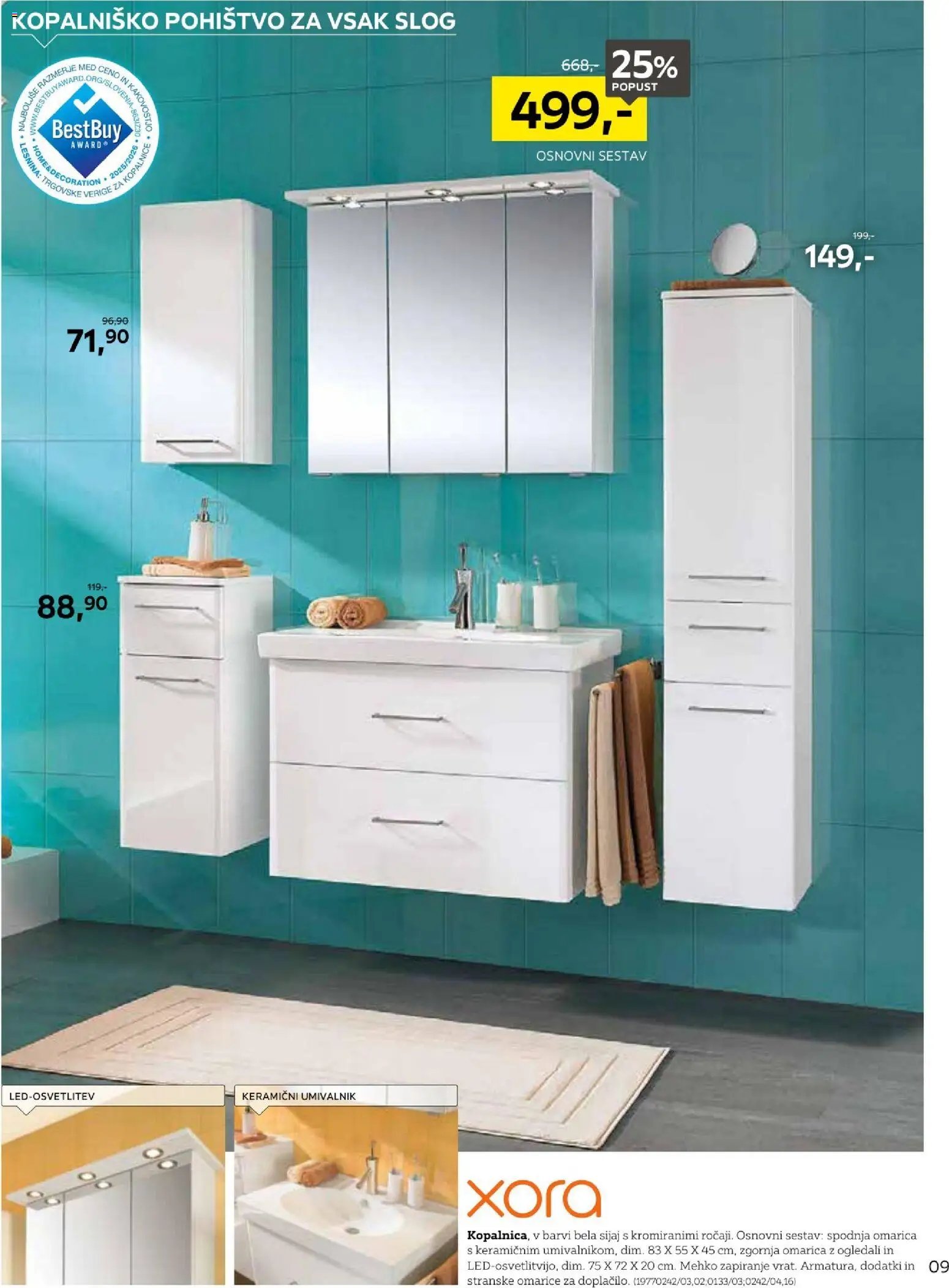 XXXL Lesnina katalog izbor kopalnic