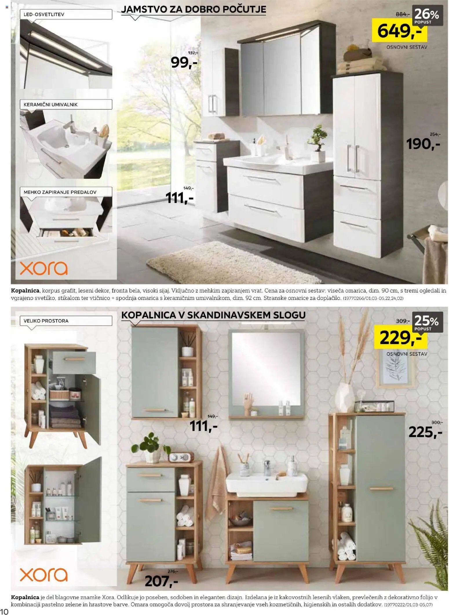 XXXL Lesnina katalog izbor kopalnic