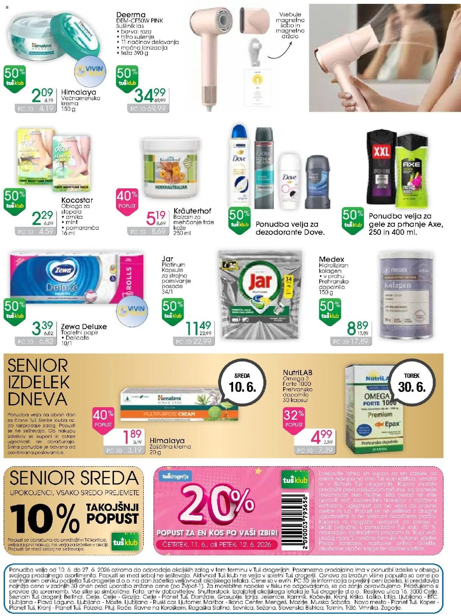 Tuš drogerija katalog