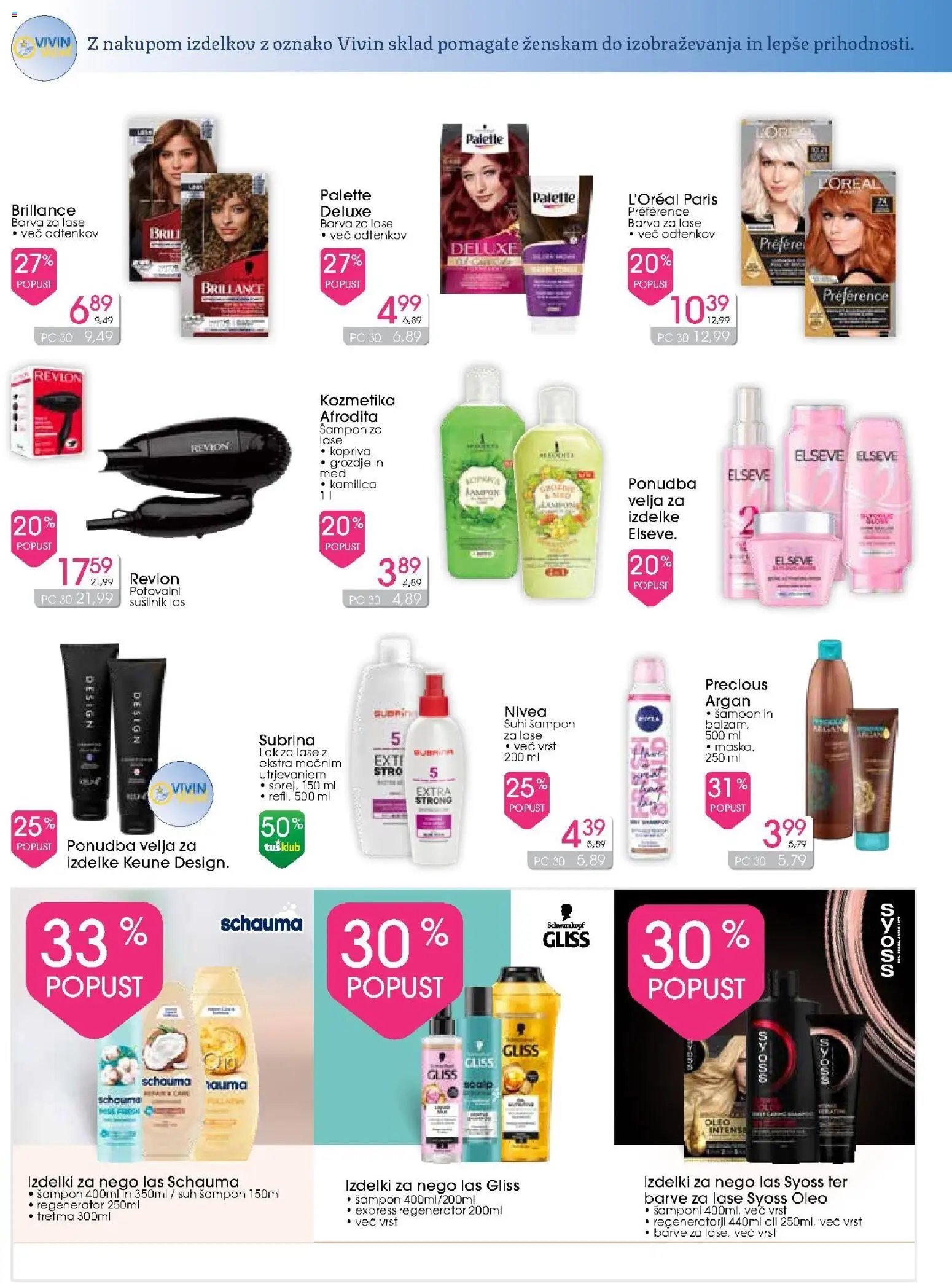 Tuš drogerija katalog